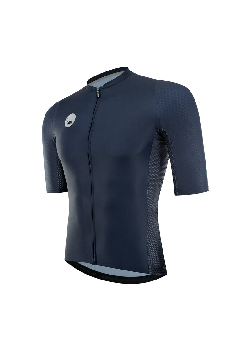 Men's LUCEO Hex Racer Cycling Jersey - Navy