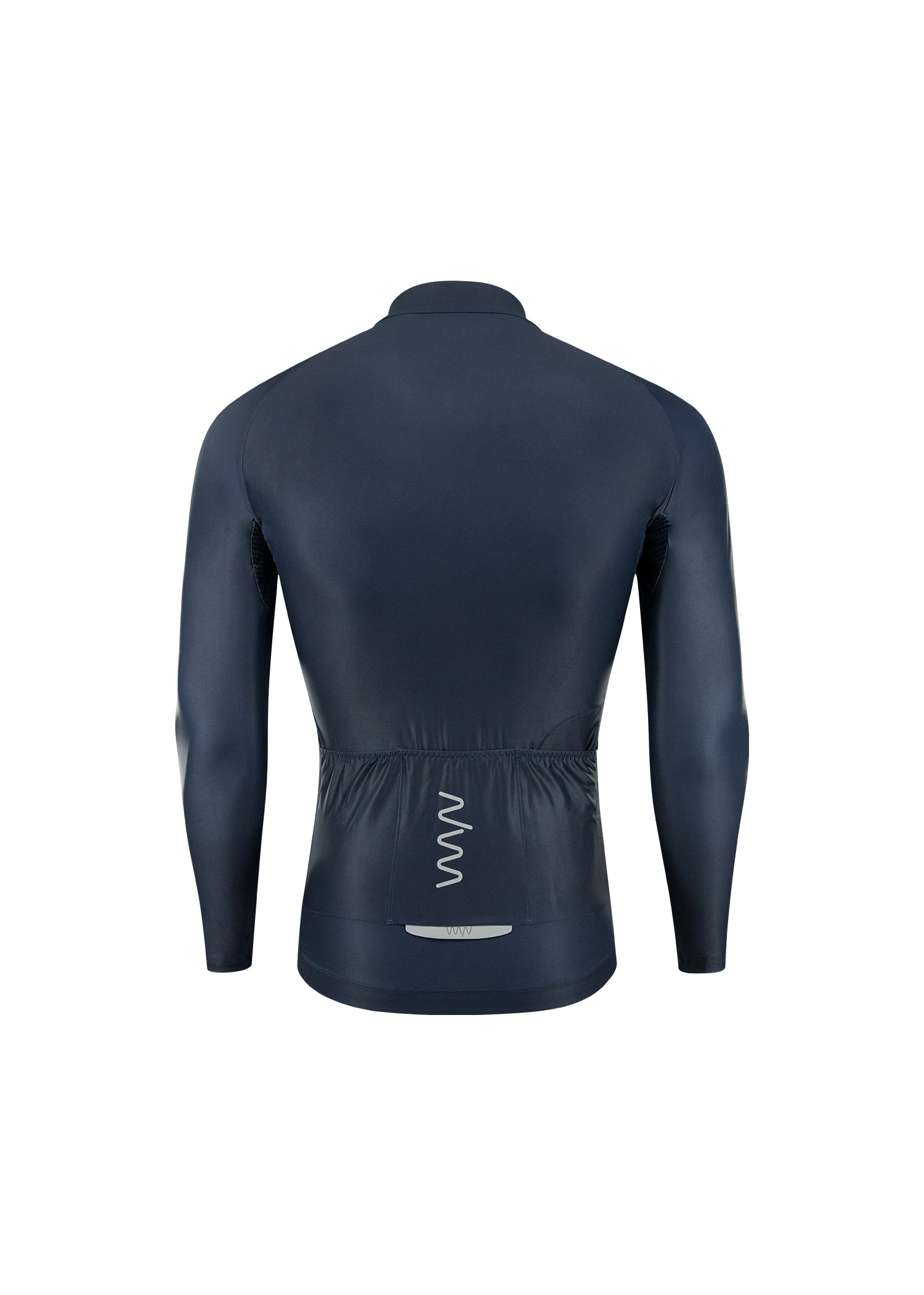 Men's Lightweight Long Sleeve Cycling Jersey - Navy