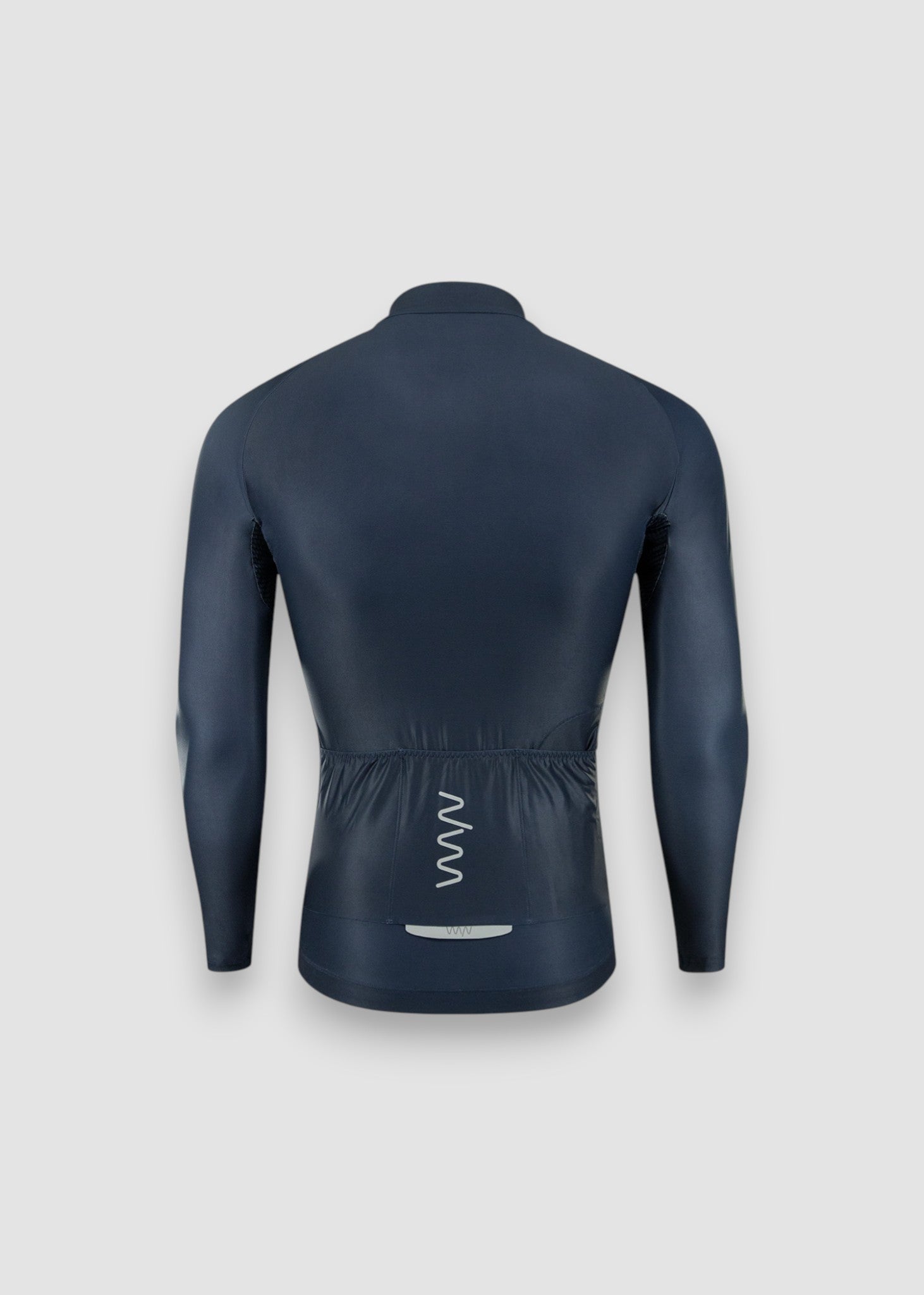 Men's Lightweight Long Sleeve Cycling Jersey - Navy