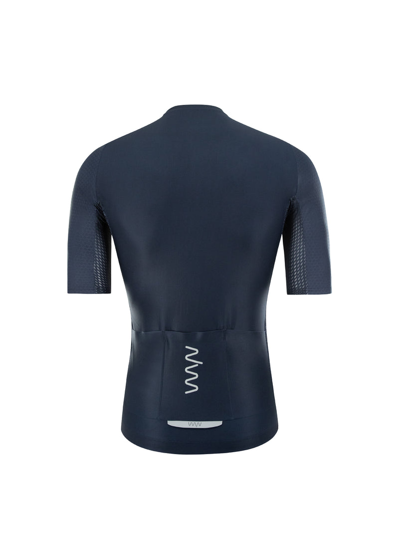 Men's LUCEO Hex Racer Cycling Jersey - Navy