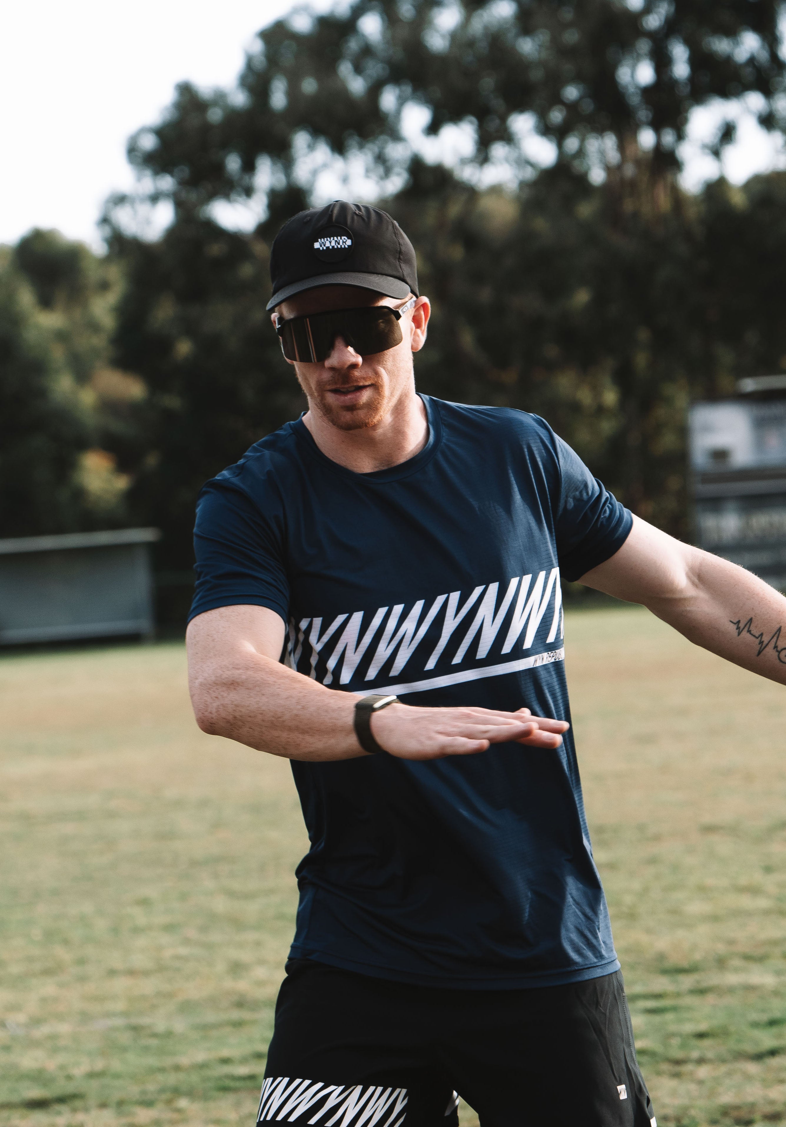 Men's WYN Active Fly Tee - Deep Navy