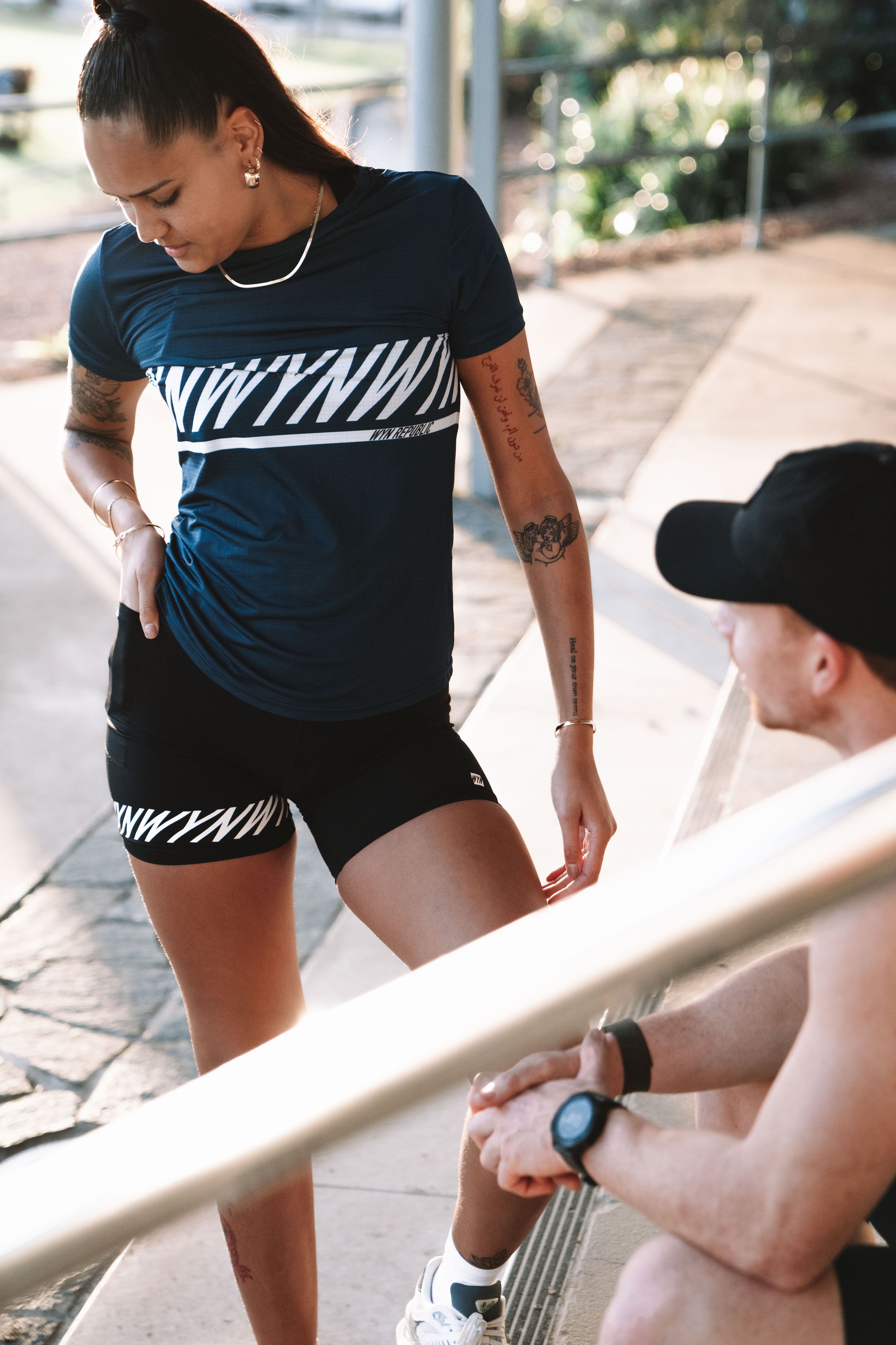 WYN Active Women's Fly Tee - Navy