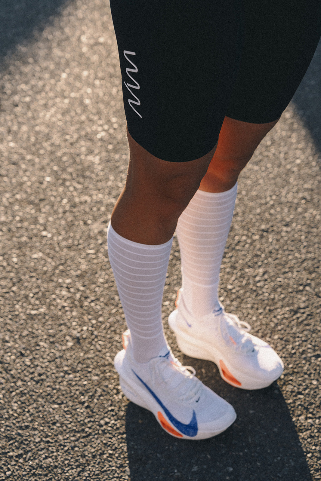 Unisex CdA Aero Calf Socks - White