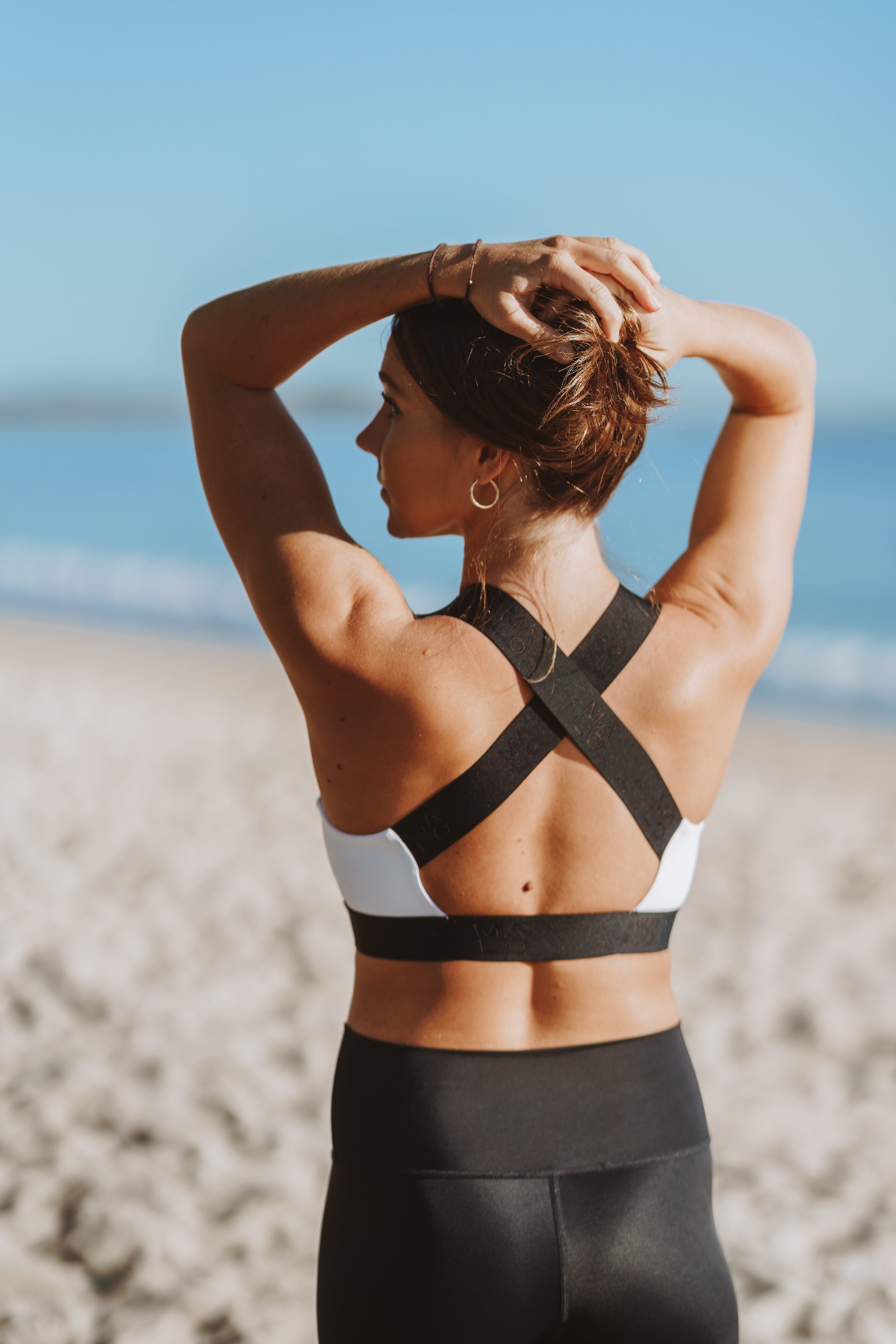 WYN by MALO wander bra - black/white