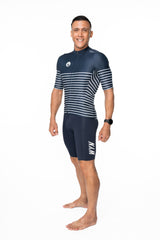men's WC23 premium cycling jersey - navy stripe