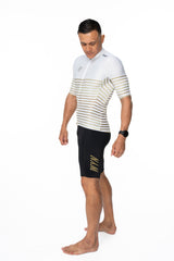 men's WC23 premium cycling jersey - gold stripe