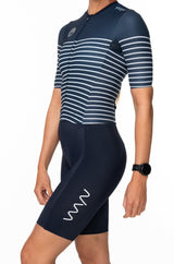 women's WC23 LUCEO+ tri suit - navy stripe