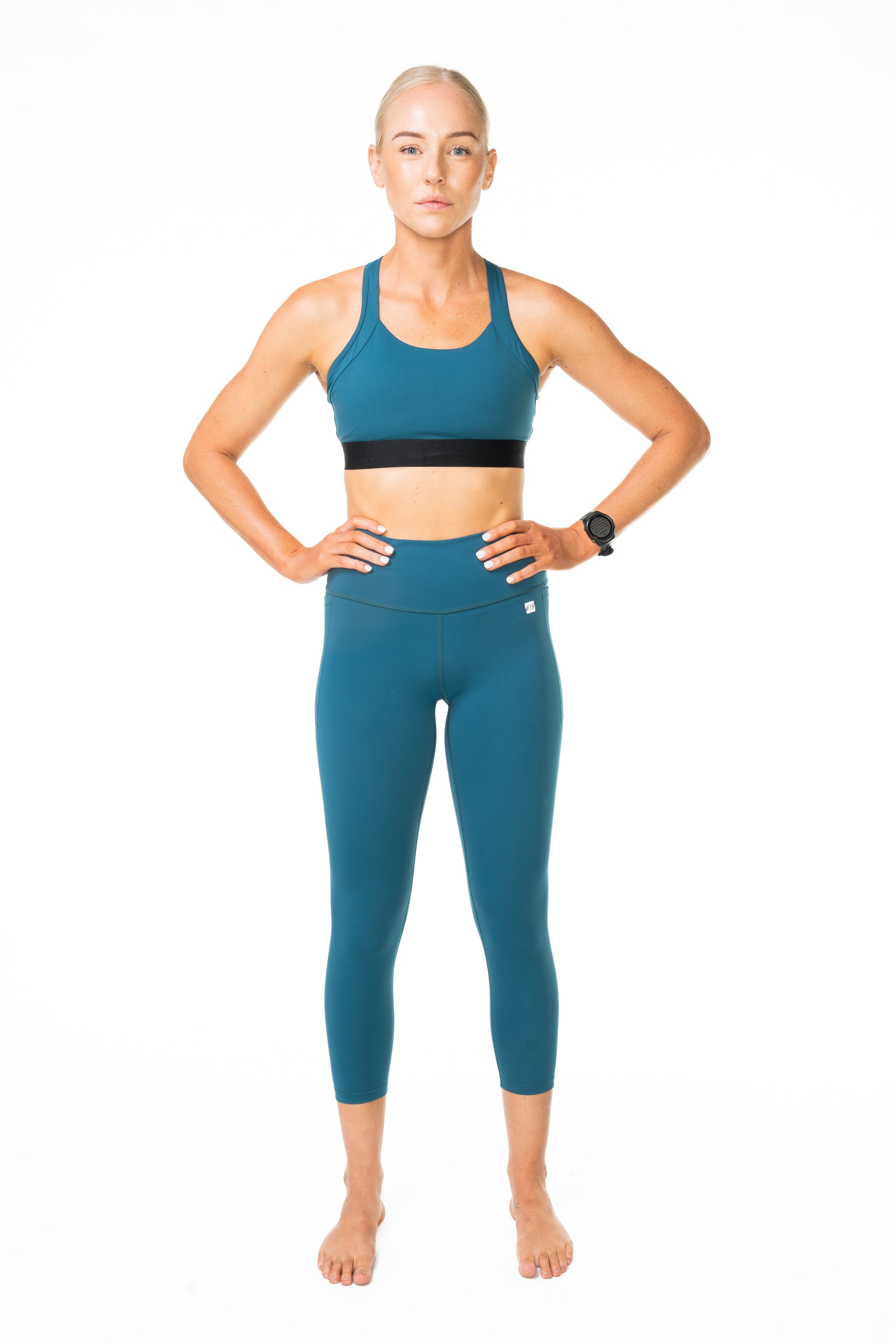 Women's Flow And Go 7/8 Tights - Jade