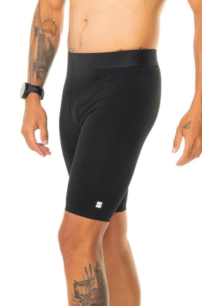 WYN Men's Run Short Tights - Black
