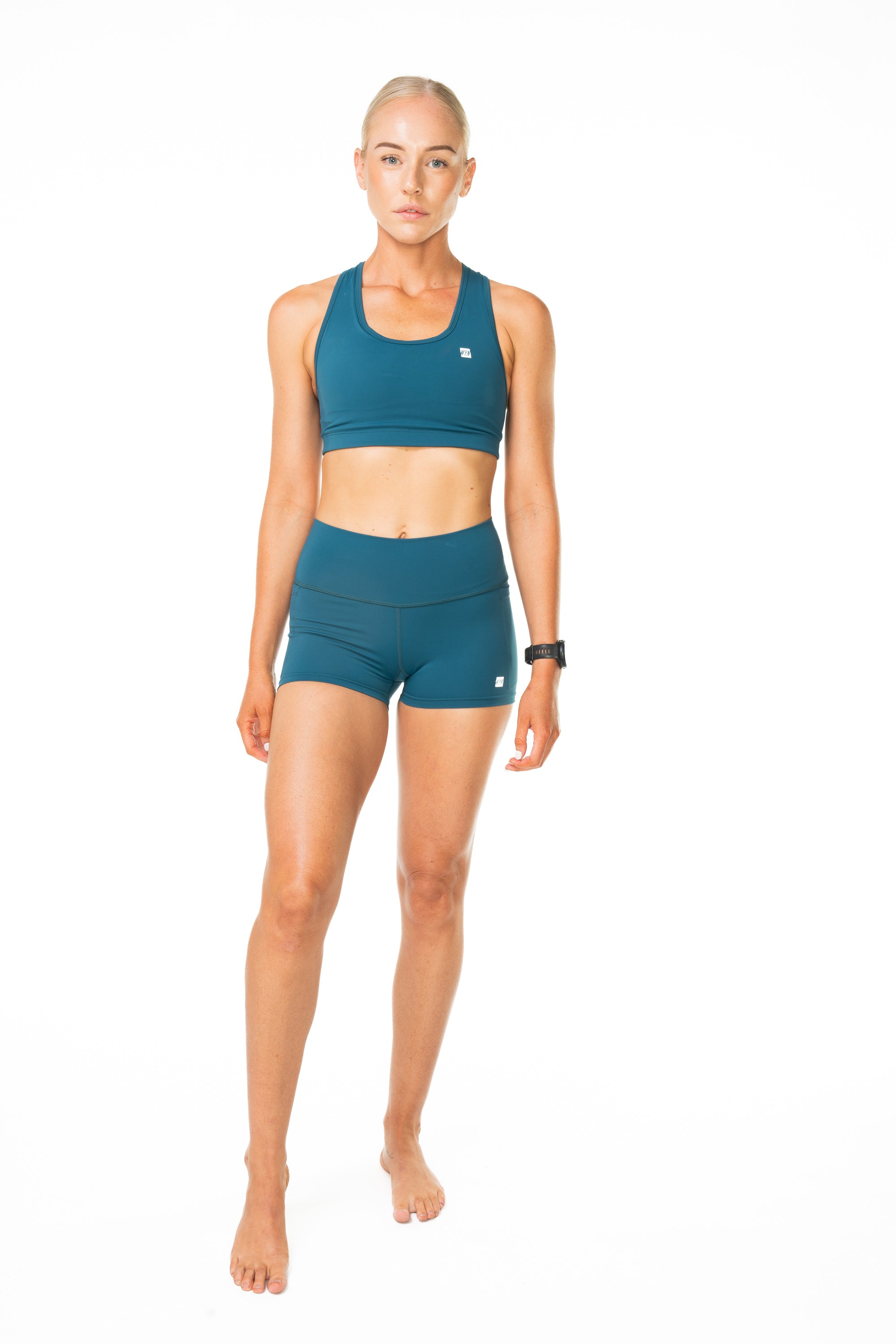 WYN Active PR shorts 2.0 (with side pockets) - Jade