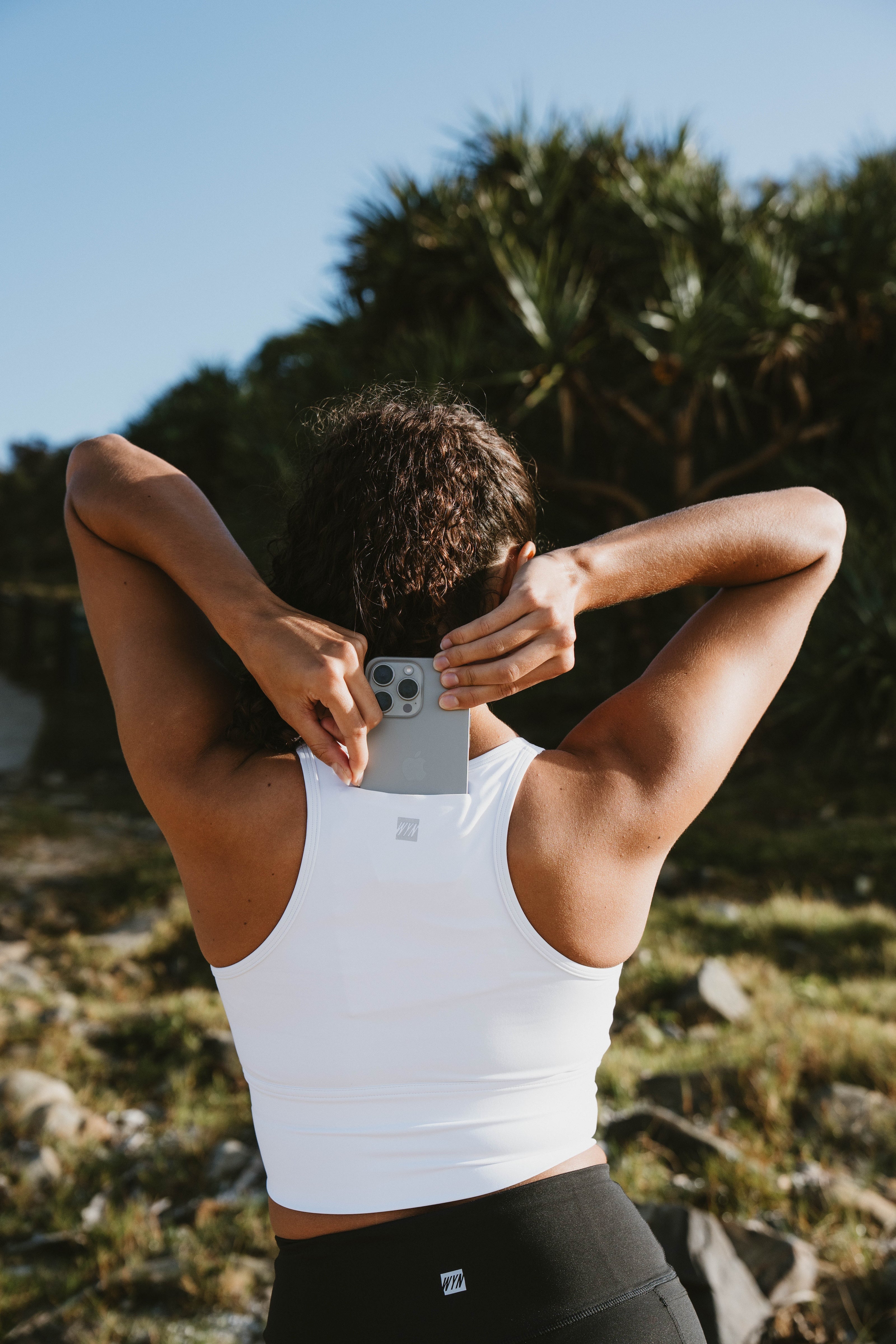 Women's On Call Crop - White