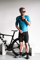 men's LUCEO hex racer cycling jersey - jade