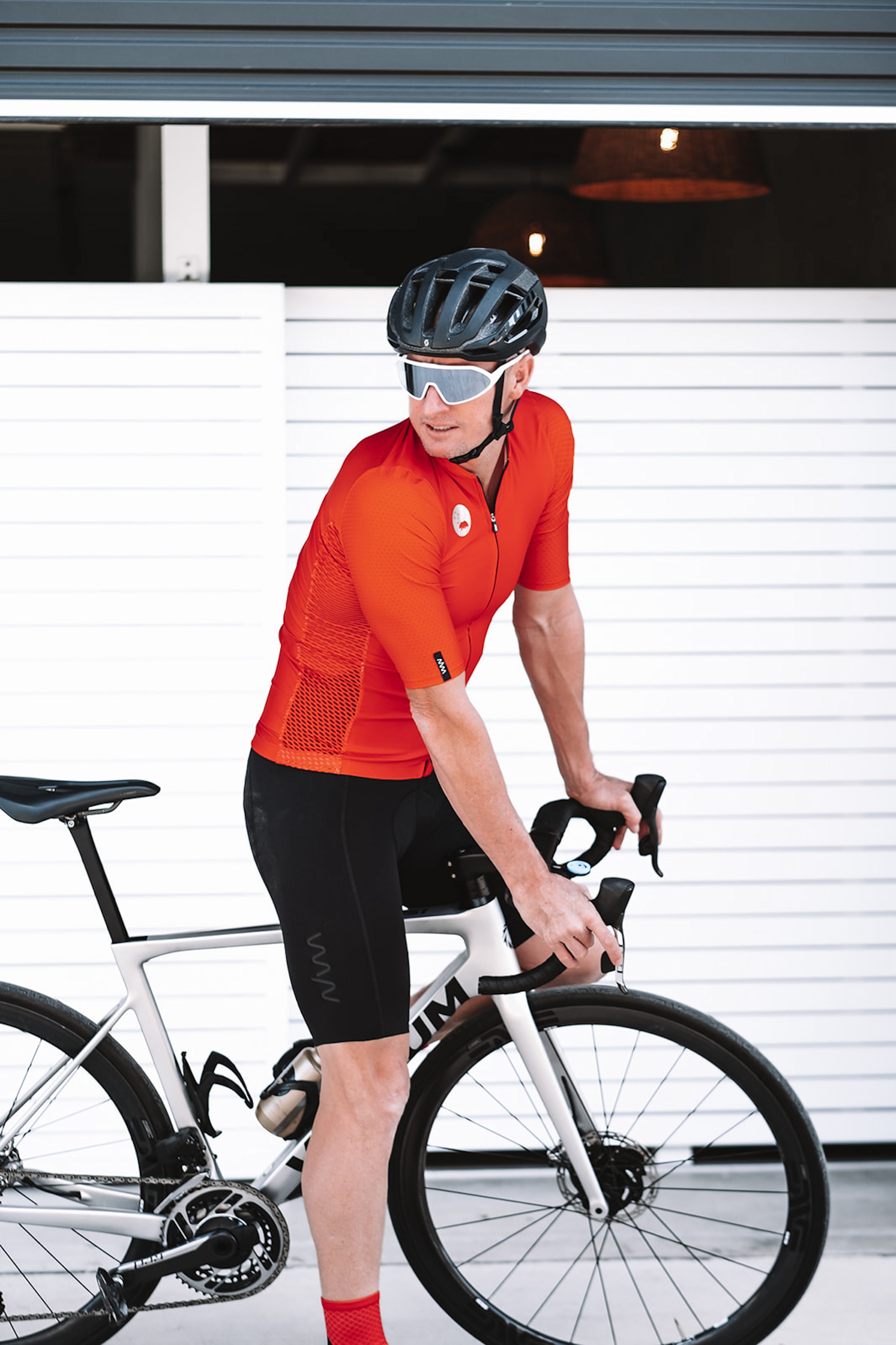 Men's LUCEO Hex Racer Cycling Jersey - Flame