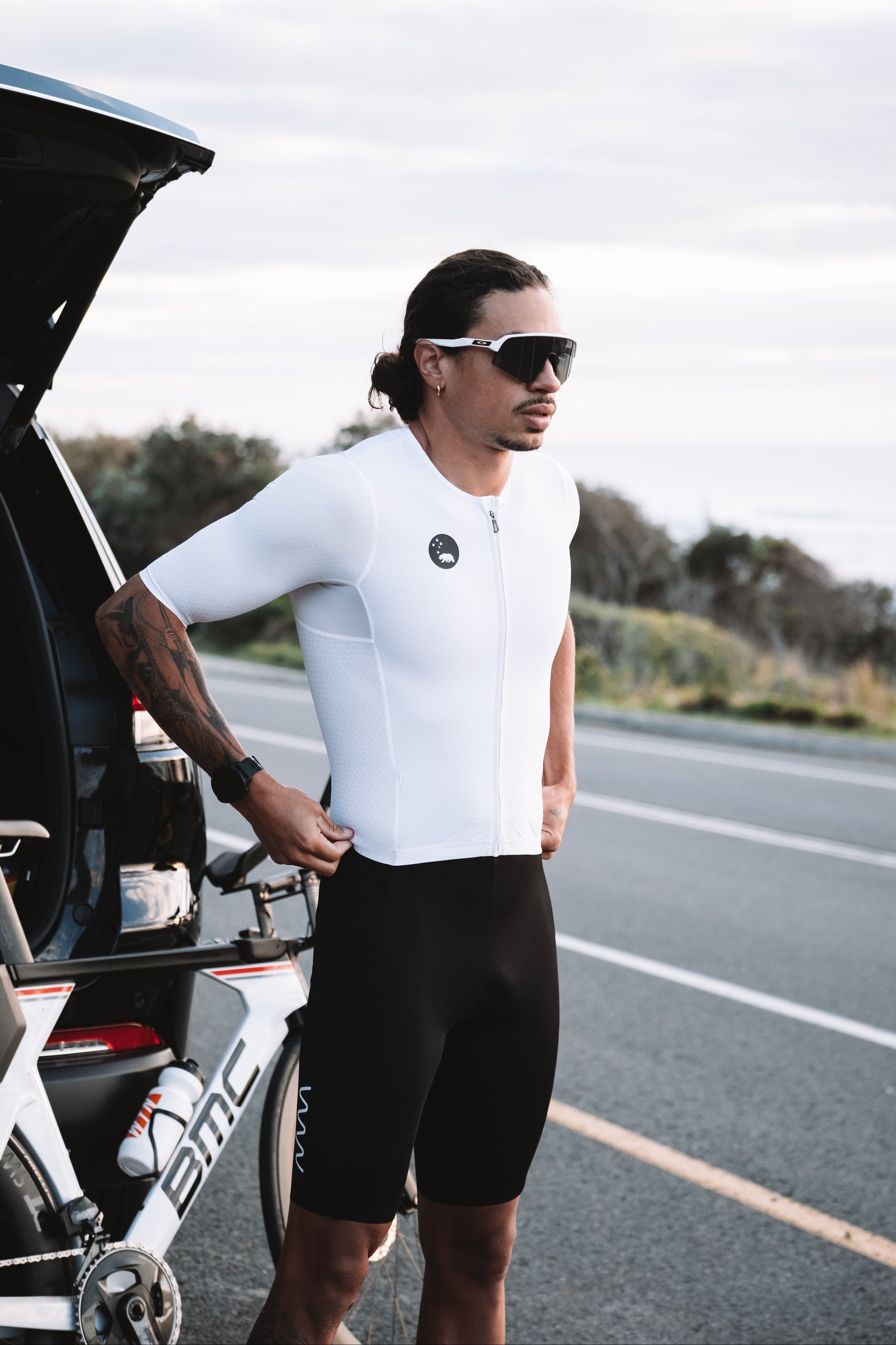 Men's LUCEO+ Aero Tri Suit - White