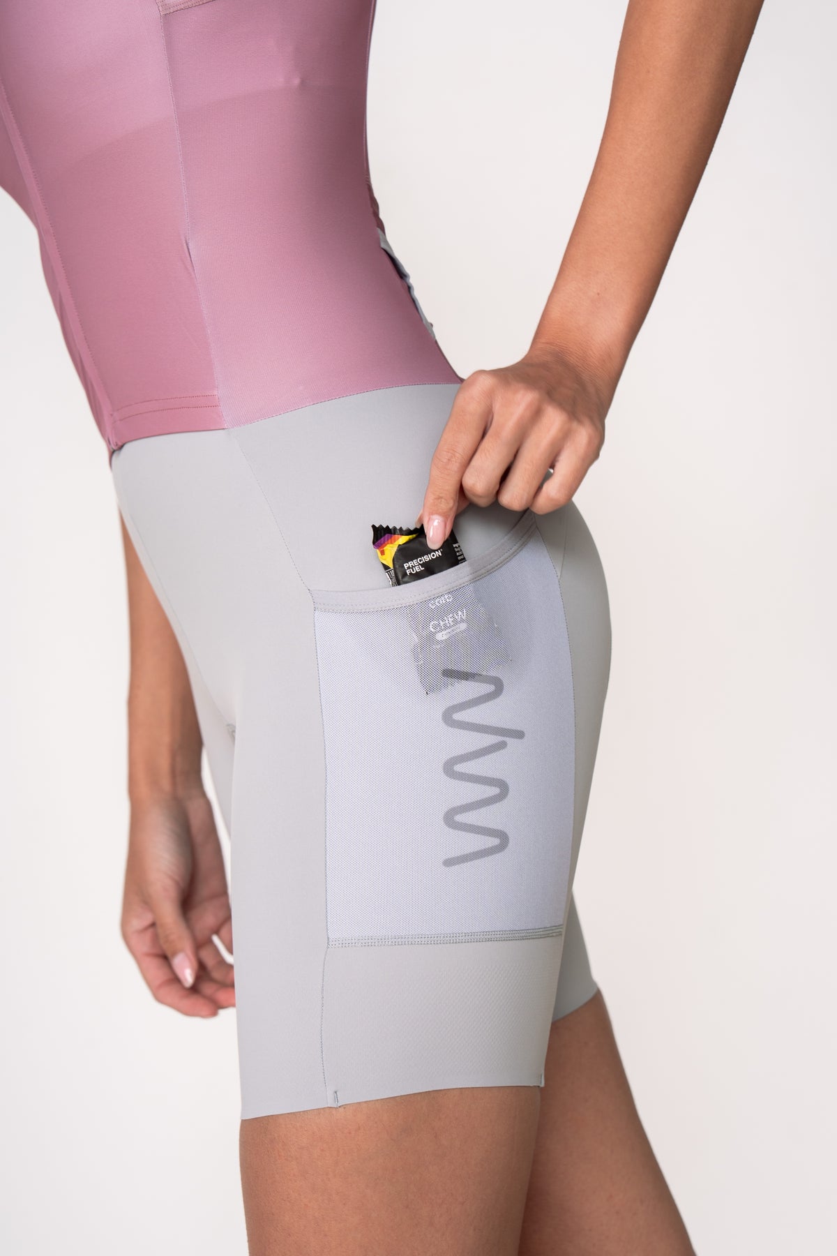 Women's Hi Velocity X Tri Suit - Mauve/Platinum