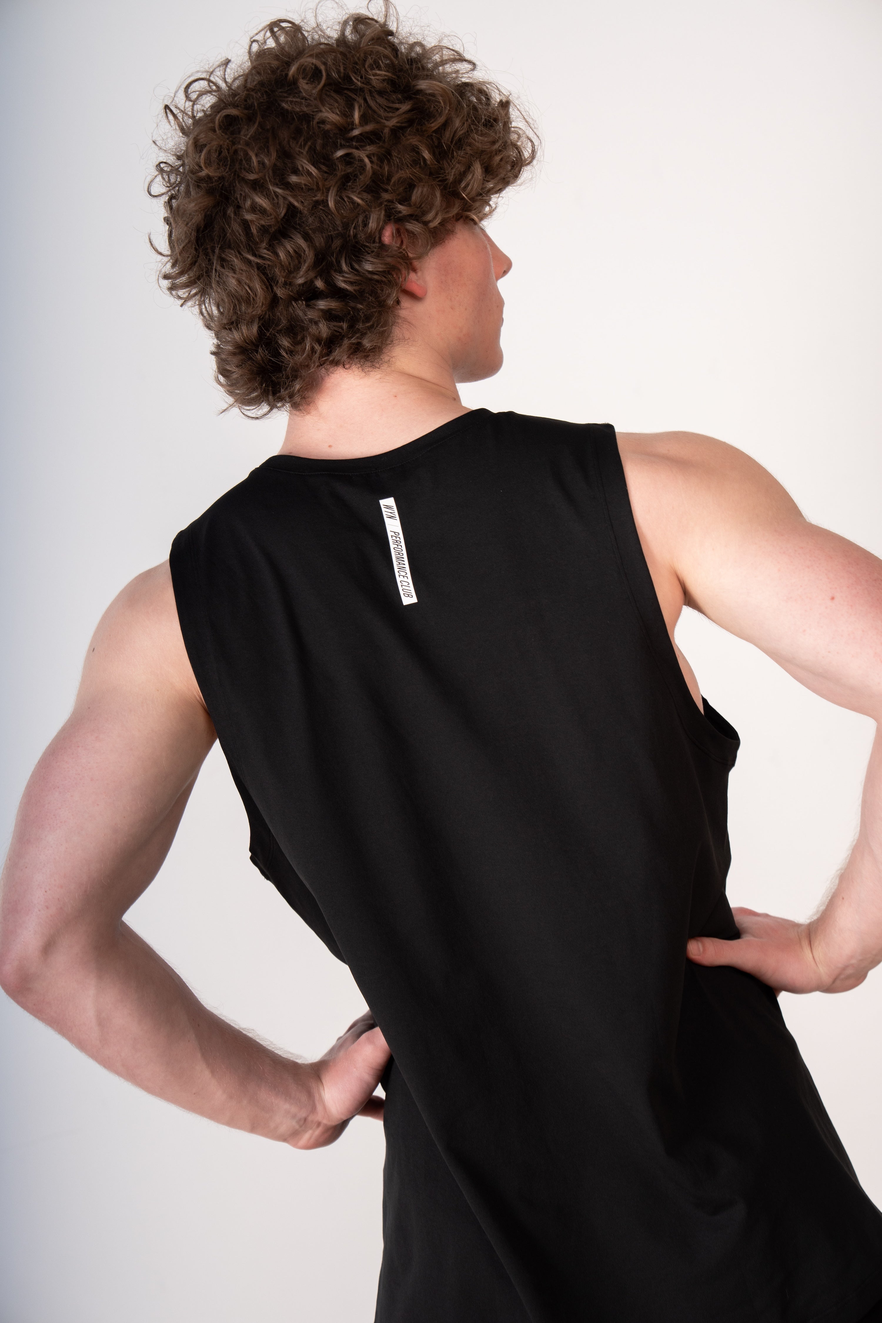 Men's Hybrid Tank - Black