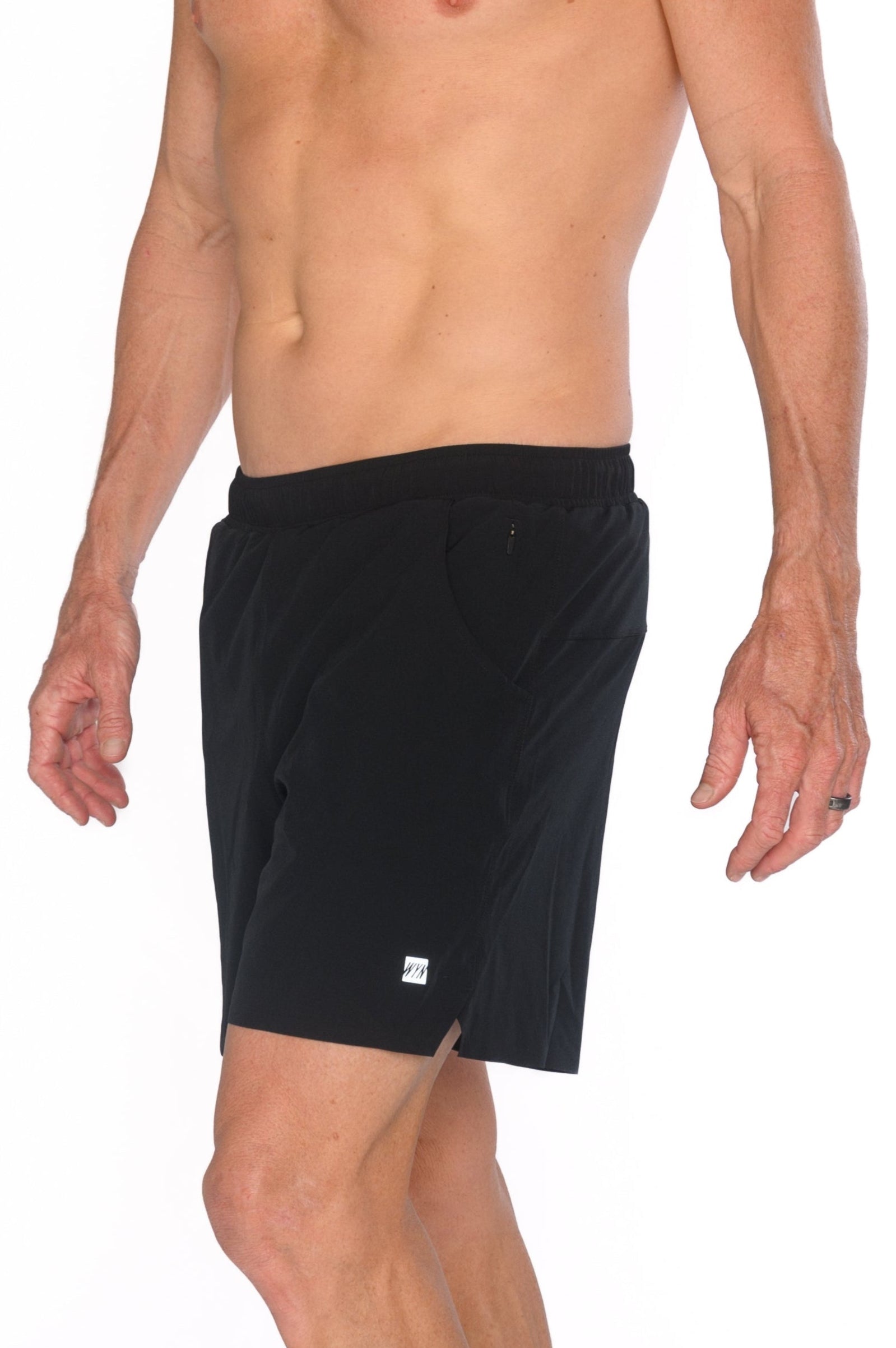 Men's Hybrid Short (6")- Black