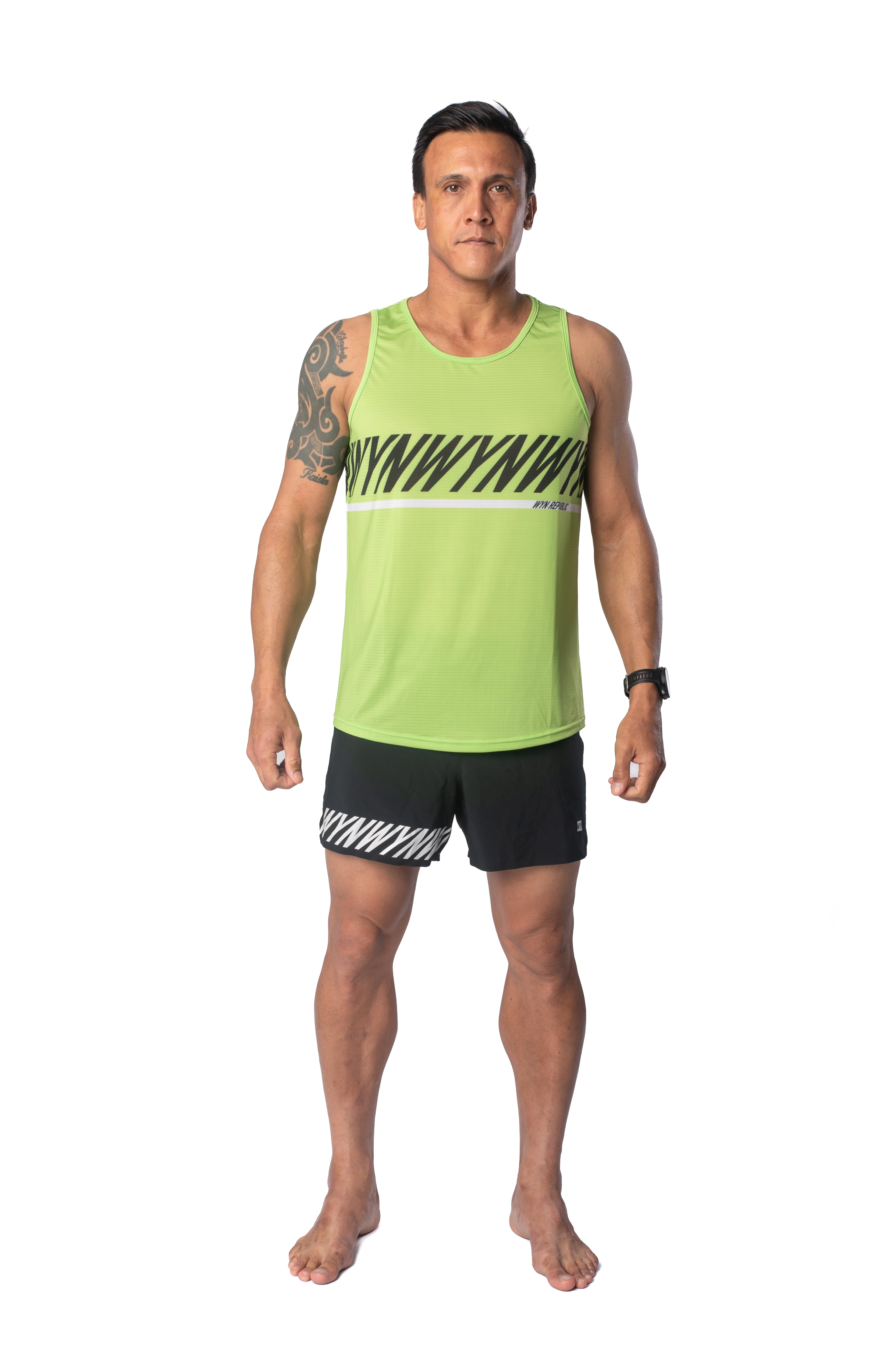 Men's WYN Active Fly Tank - Lime