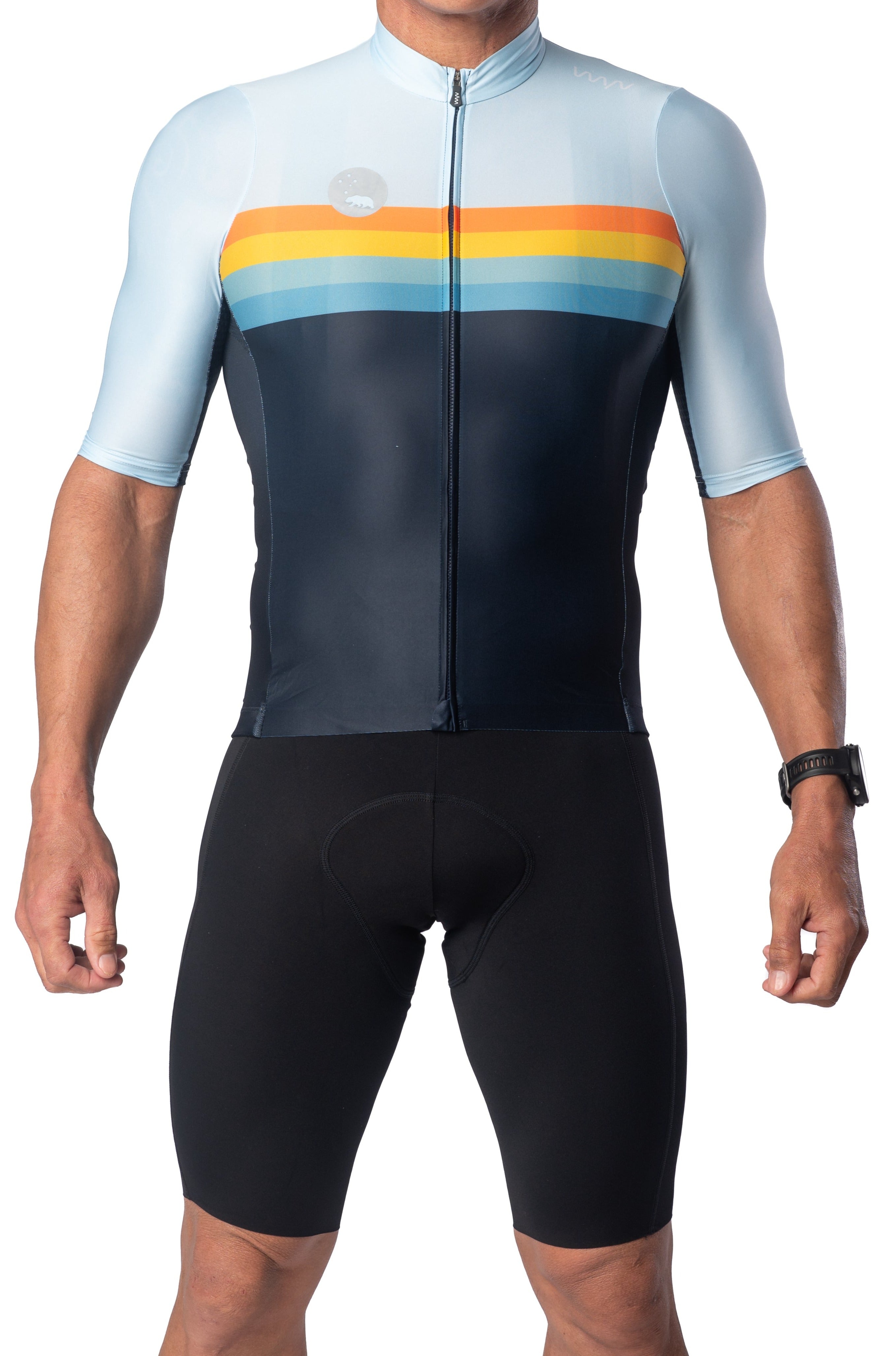 Men's LTD Premium Cycling Jersey - NorCal Blue