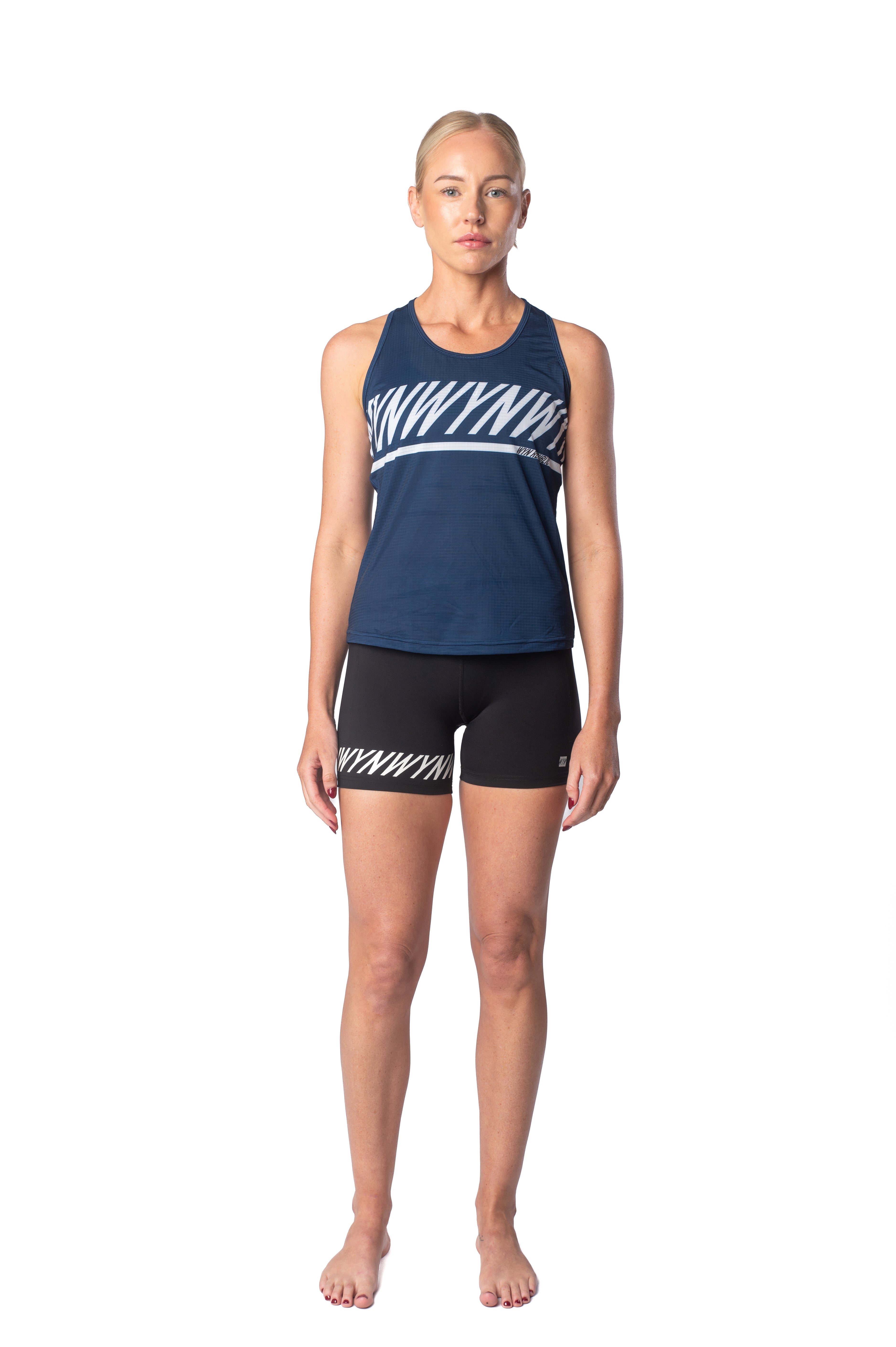 Women's WYN Active Fly Tank - Navy