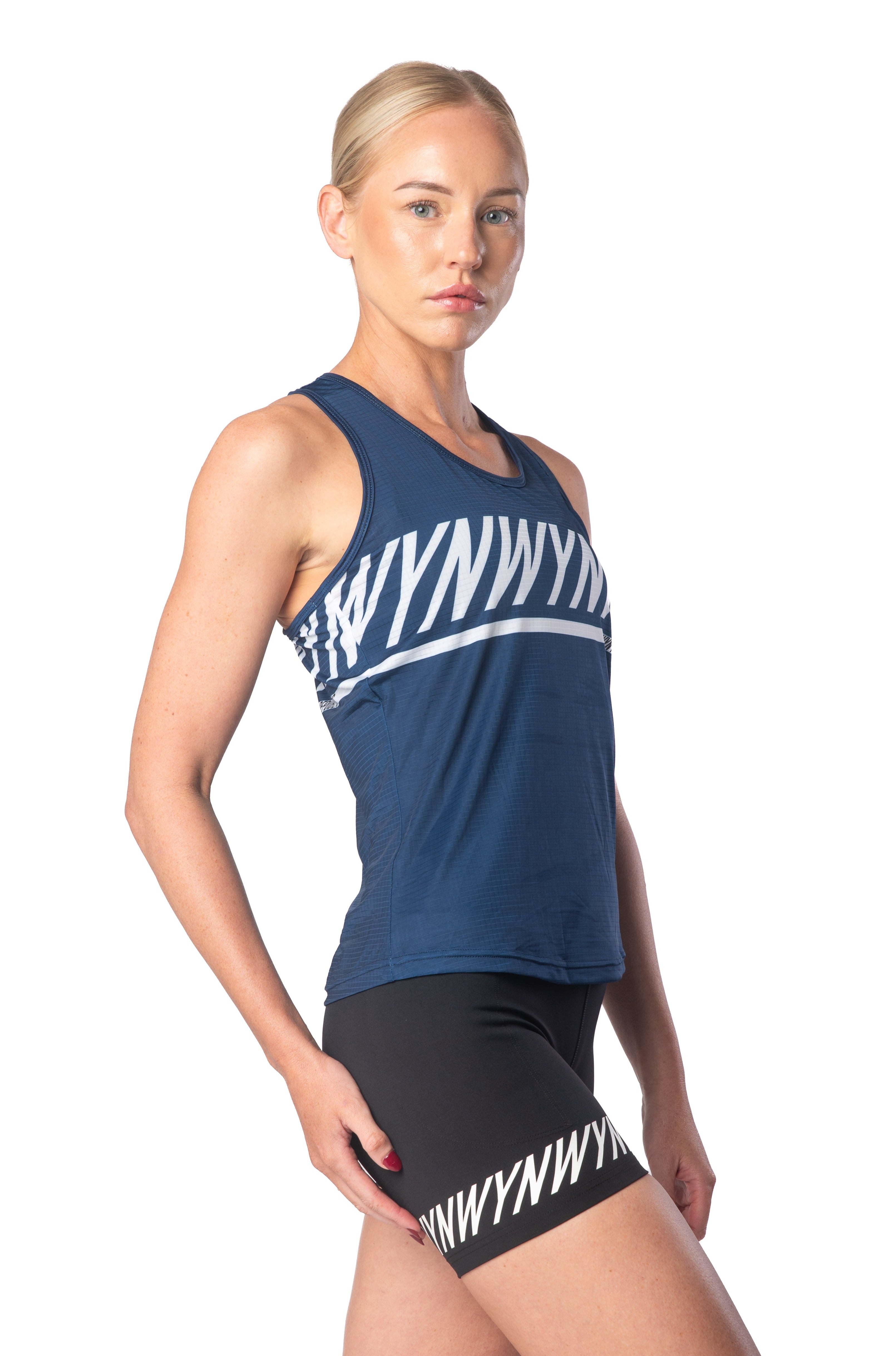 Women's WYN Active Fly Tank - Navy