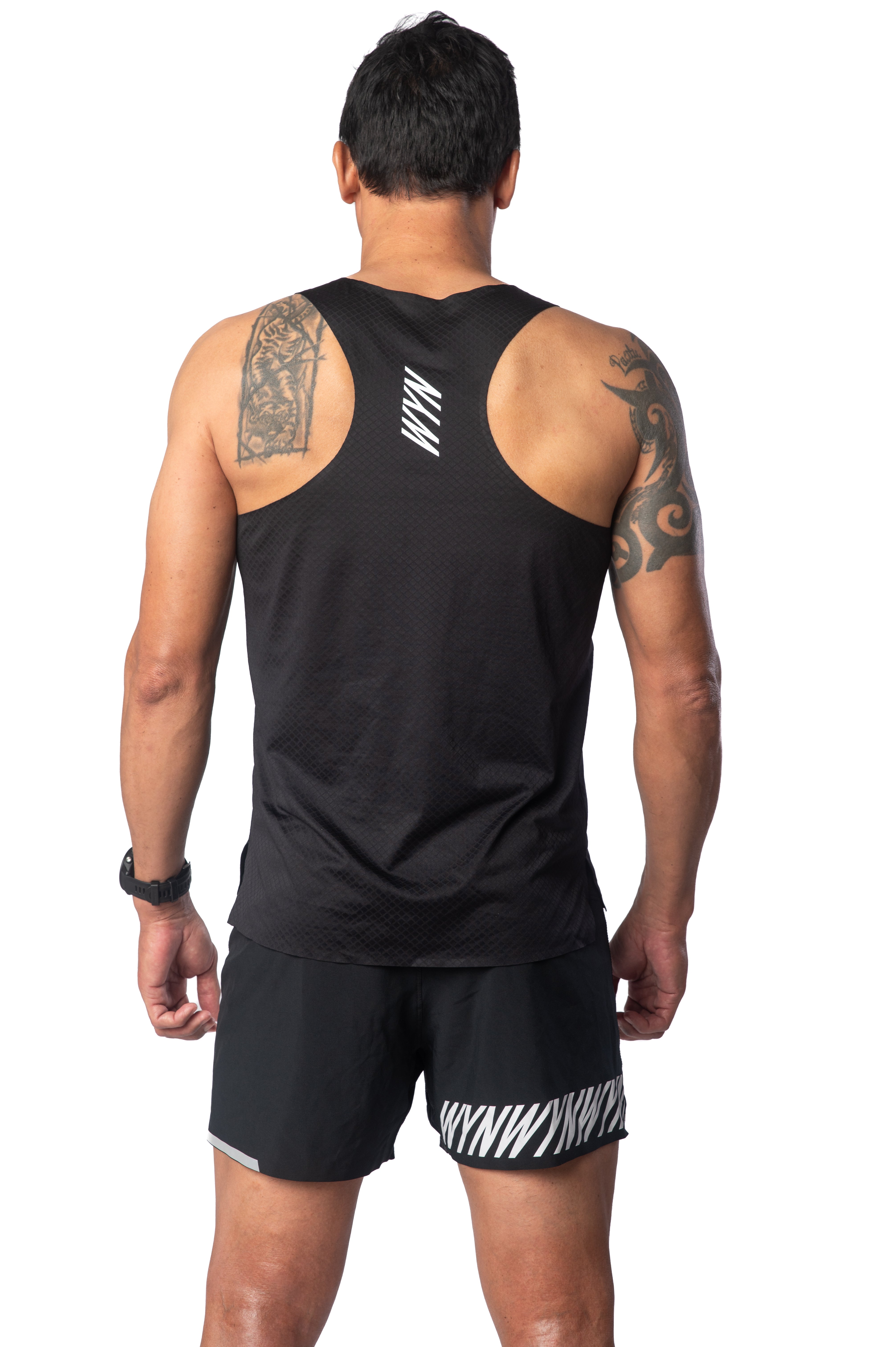 WYN Active Men's Club Tank - Black