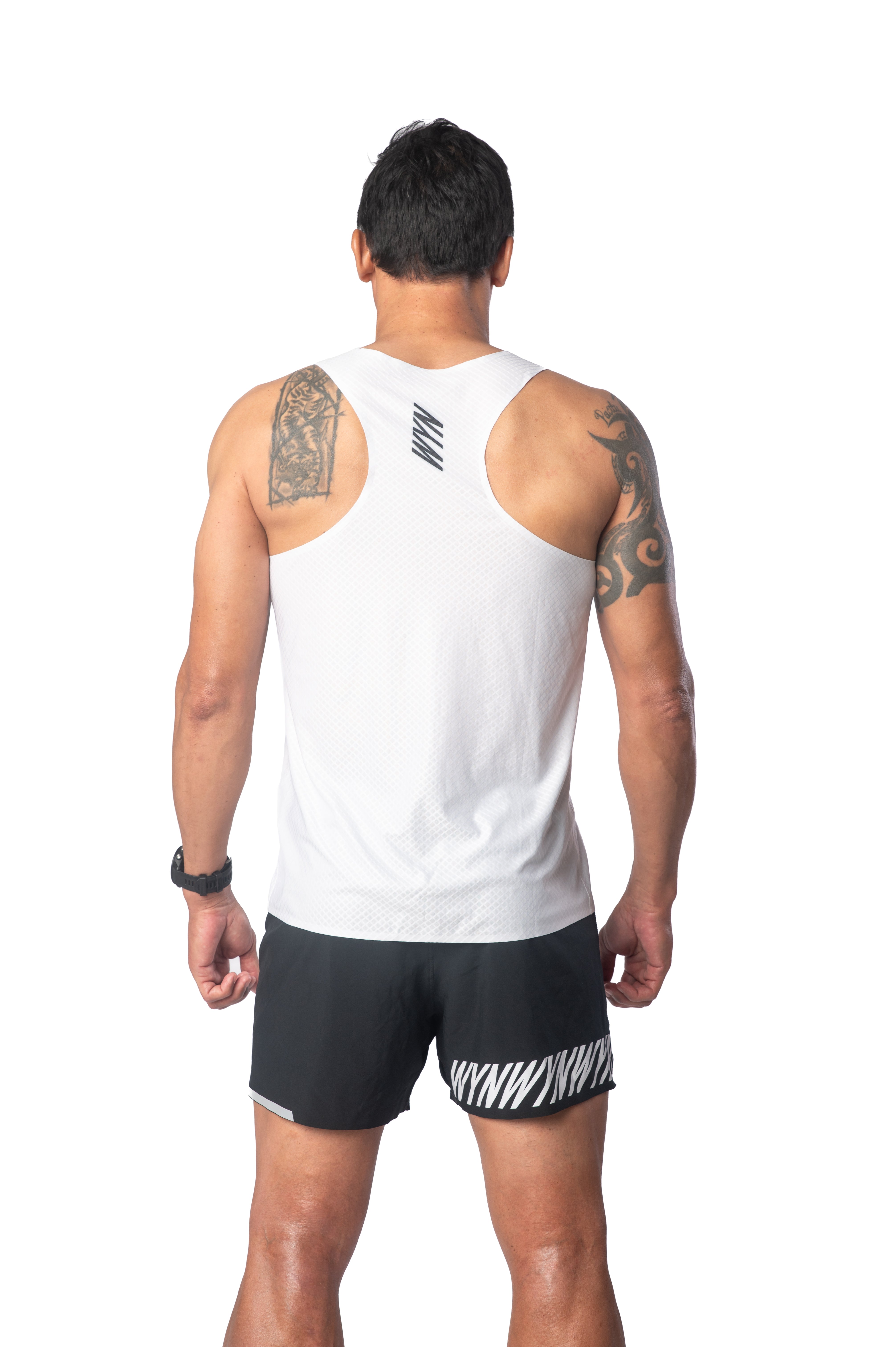 WYN Active Men's Club Tank - White