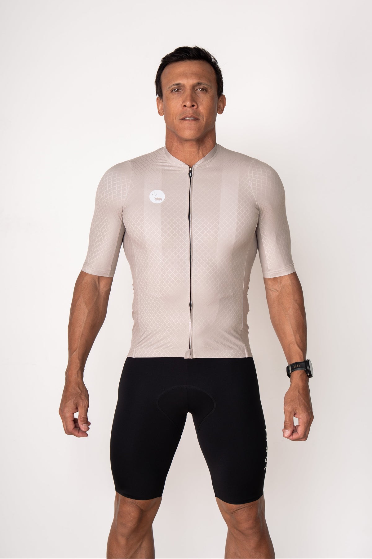 Men's LUCEO Pro Racer Cycling Jersey - Champagne