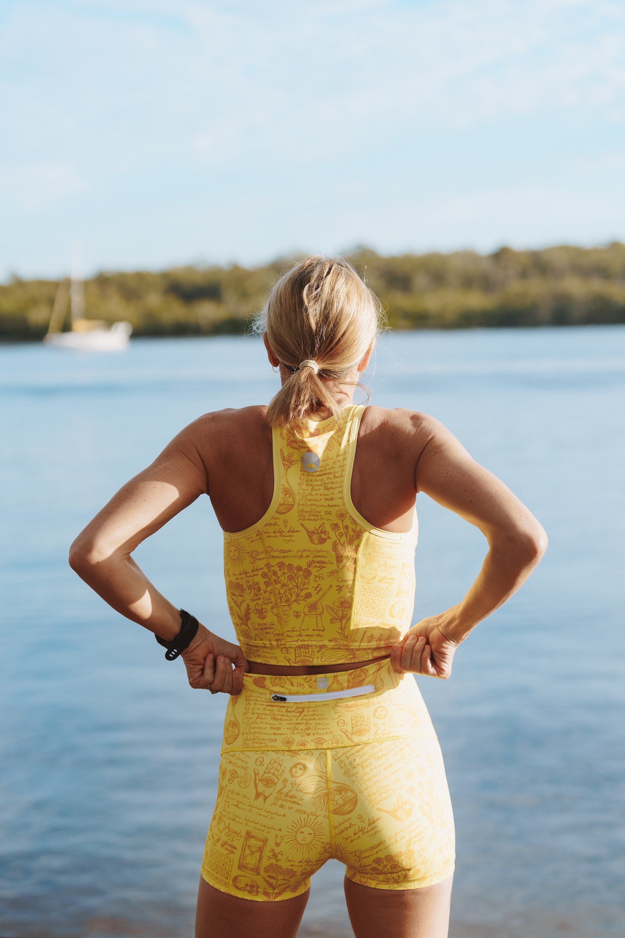 WYN by MALO PR shorts - lemon