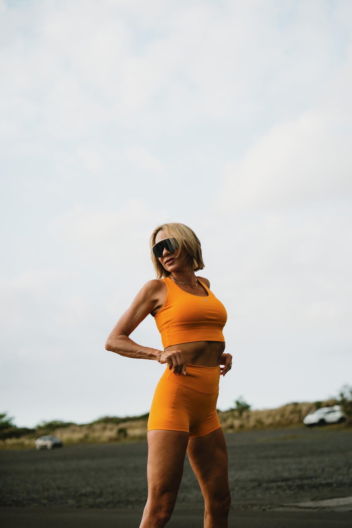Women's All-In Crop - Mango