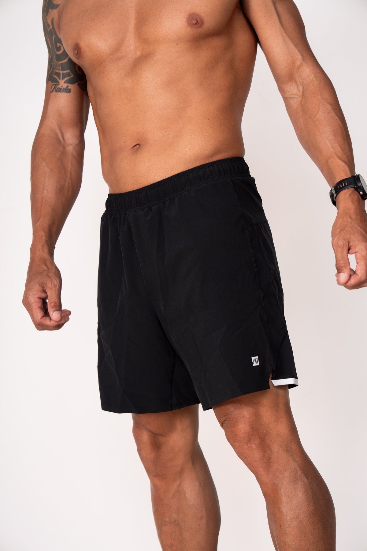 Men's Noosa 2.0 Run Short (7")- Black