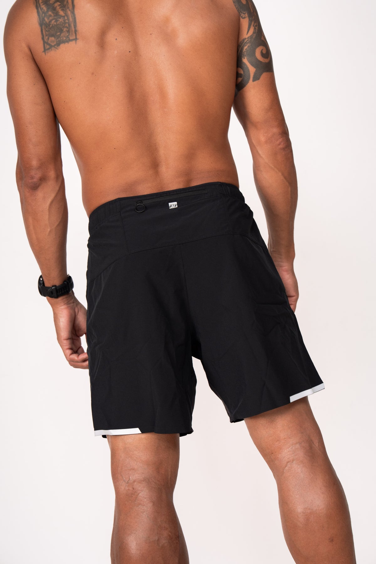 Men's Noosa 2.0 Run Short (7")- Black