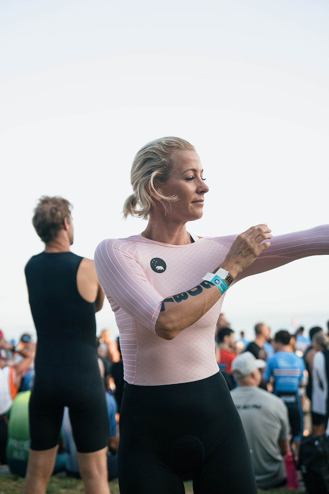 Women's Wilde Racer Tri Suit - Petal Pink