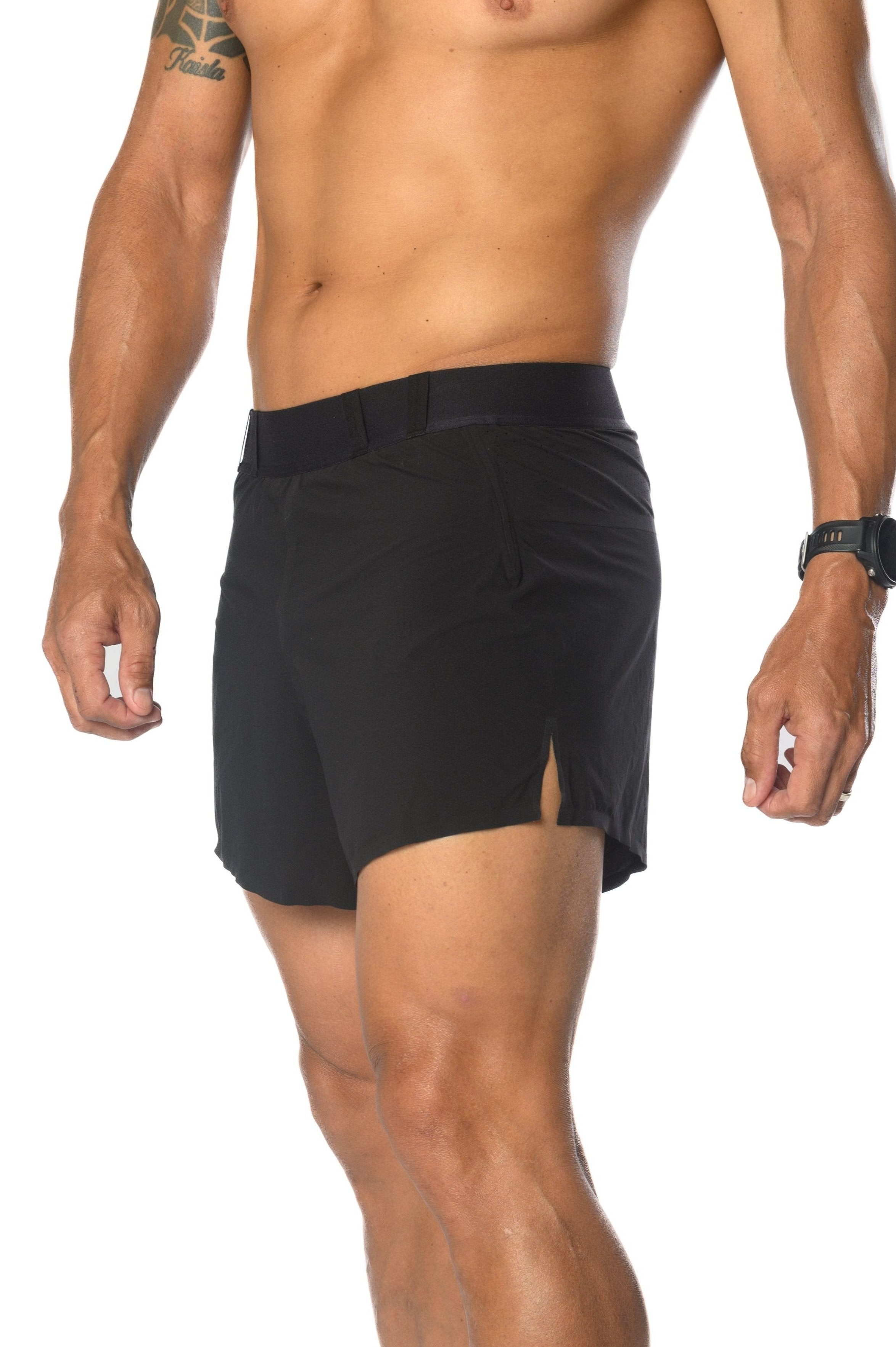 Men's Fly Run Shorts (3") - Black