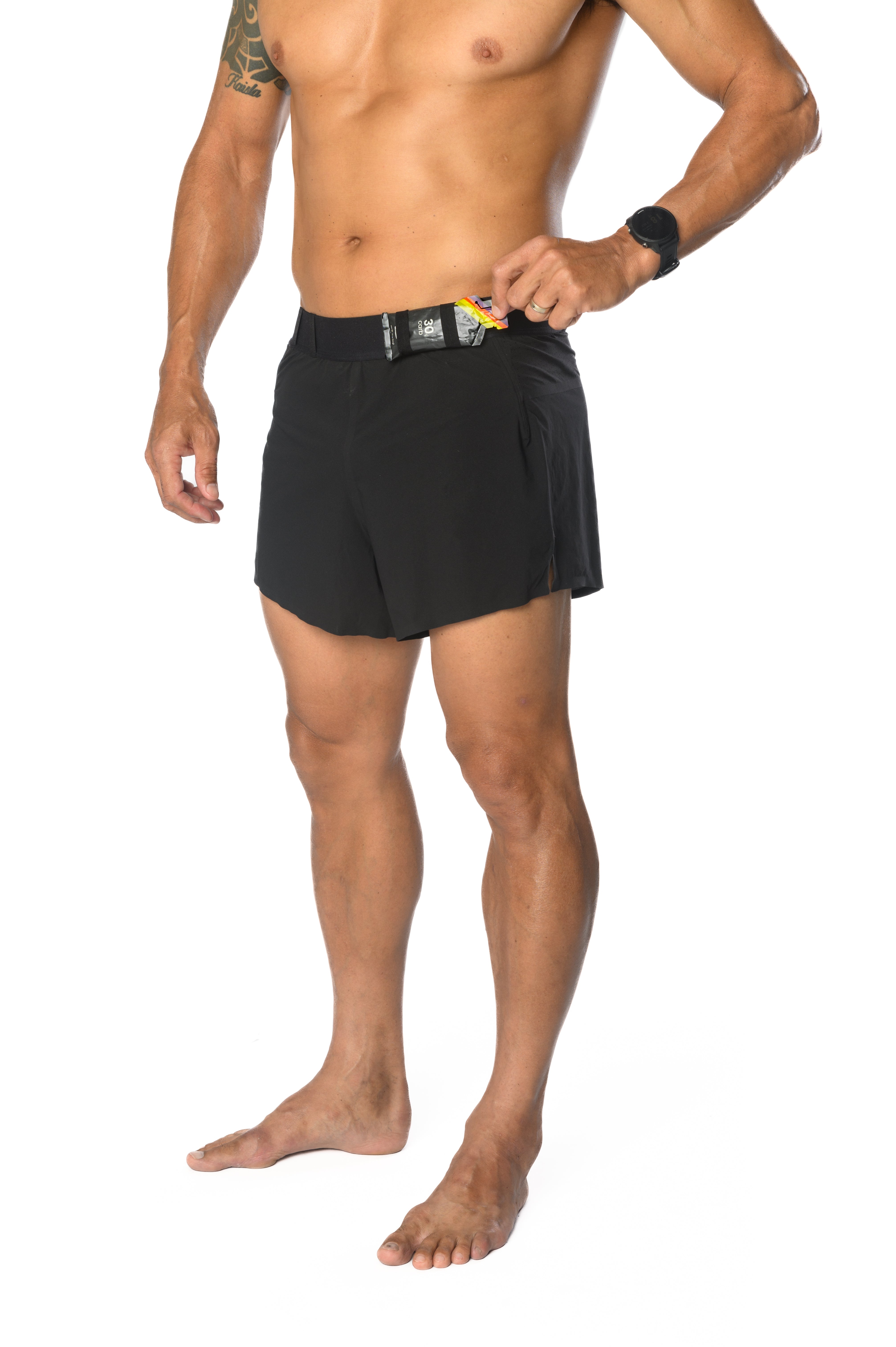 Men's Fly Run Shorts (3") - Black