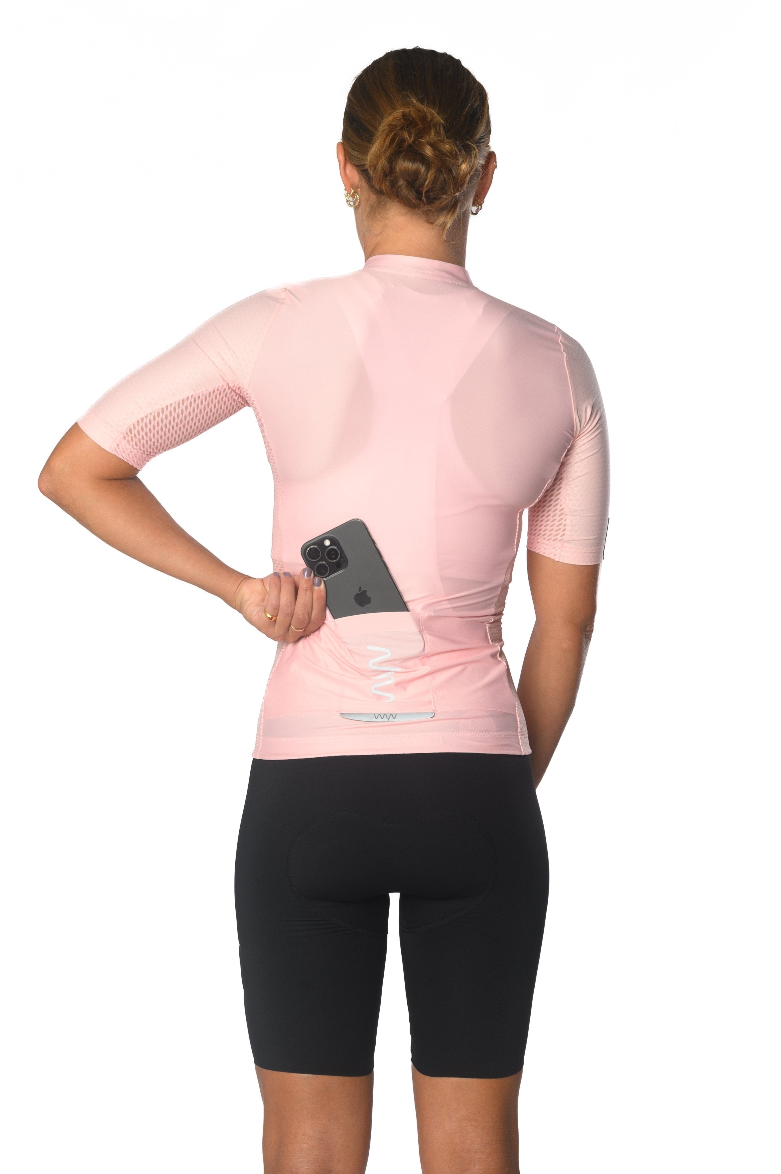 Women's LUCEO Hex Racer Cycling Jersey - Petal Pink