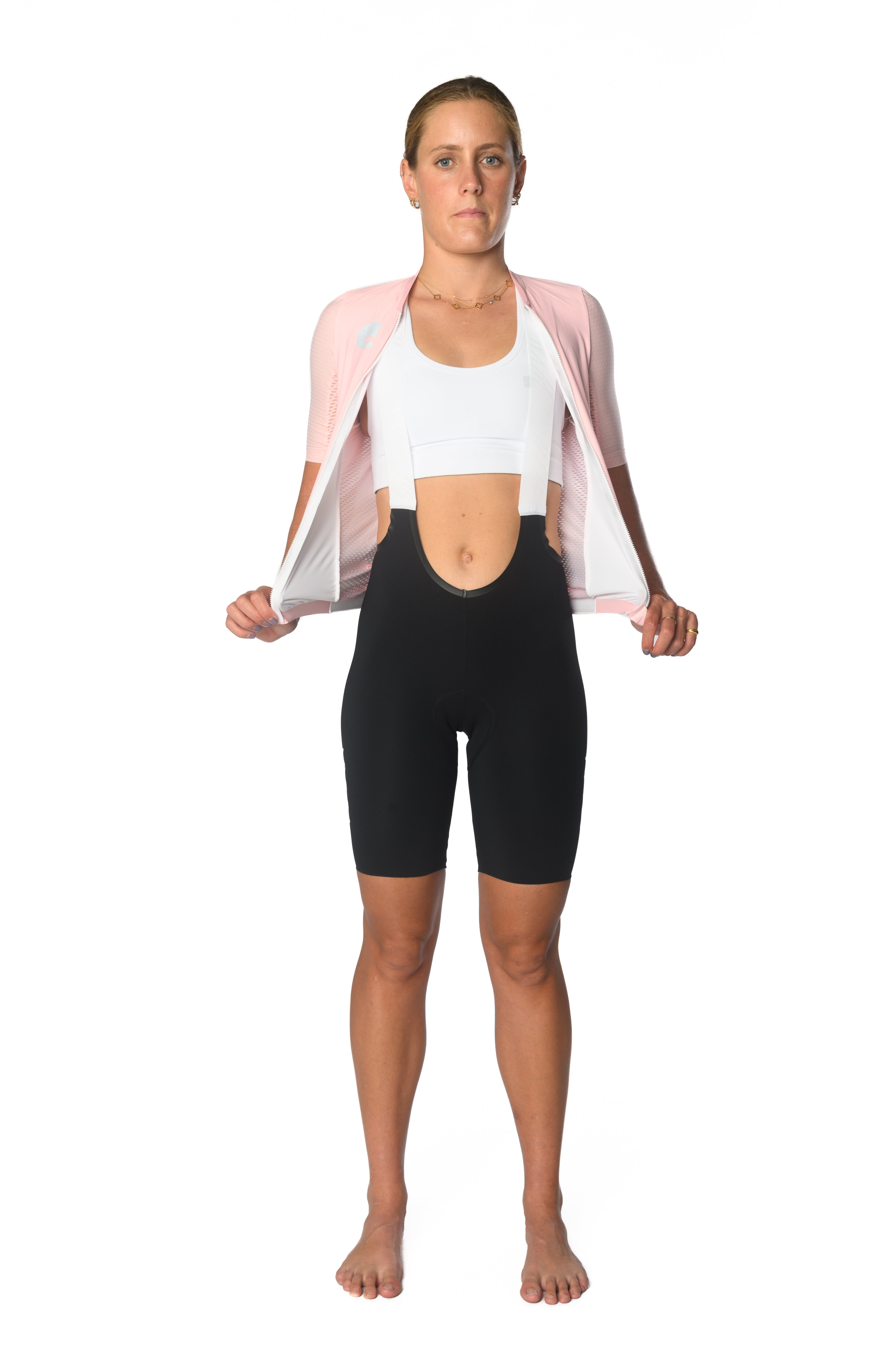 Women's LUCEO Hex Racer Cycling Jersey - Petal Pink