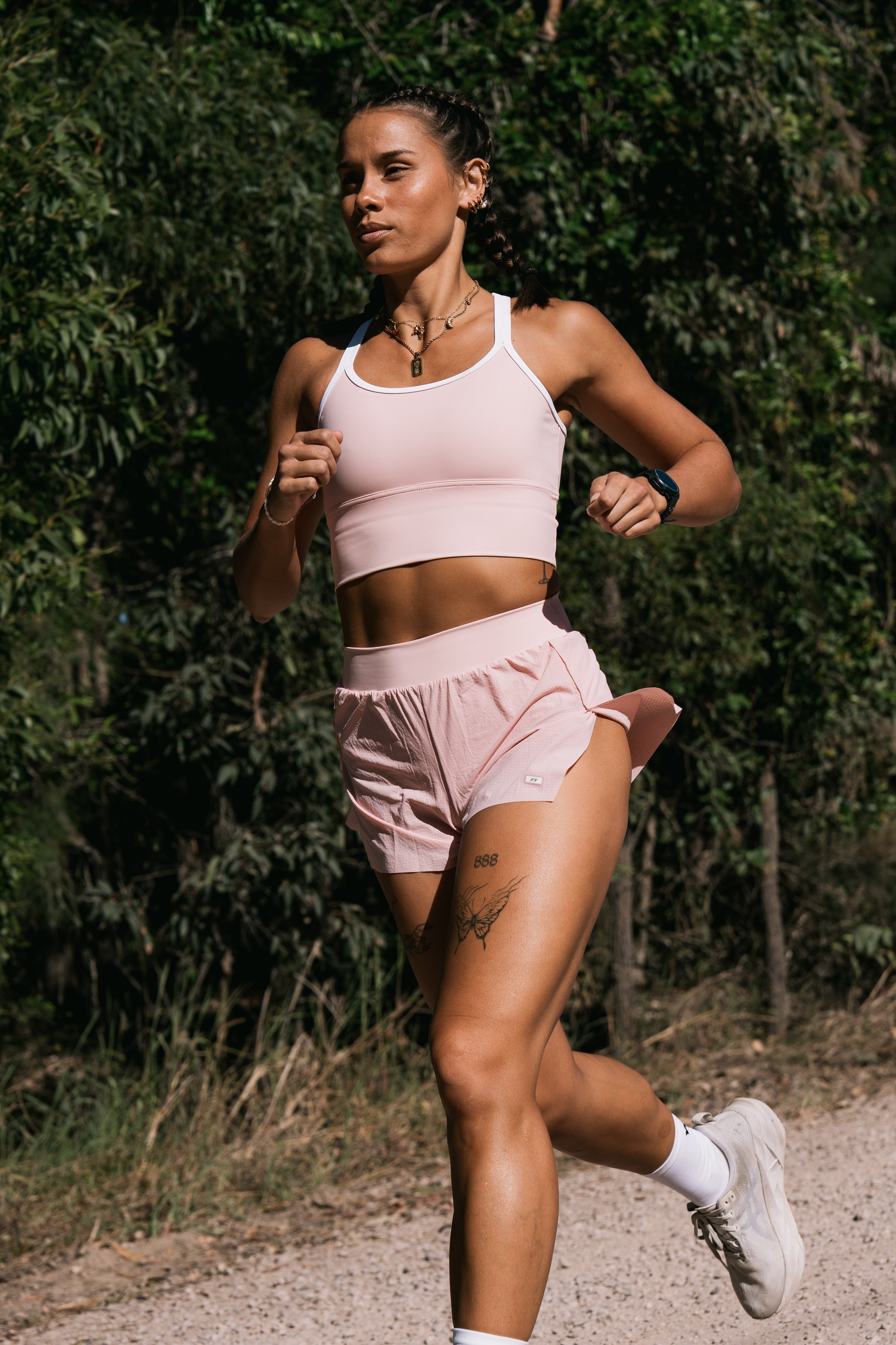 Women's On Call Crop - Petal Pink