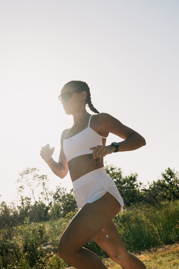 Women's Pace Short (3") - White