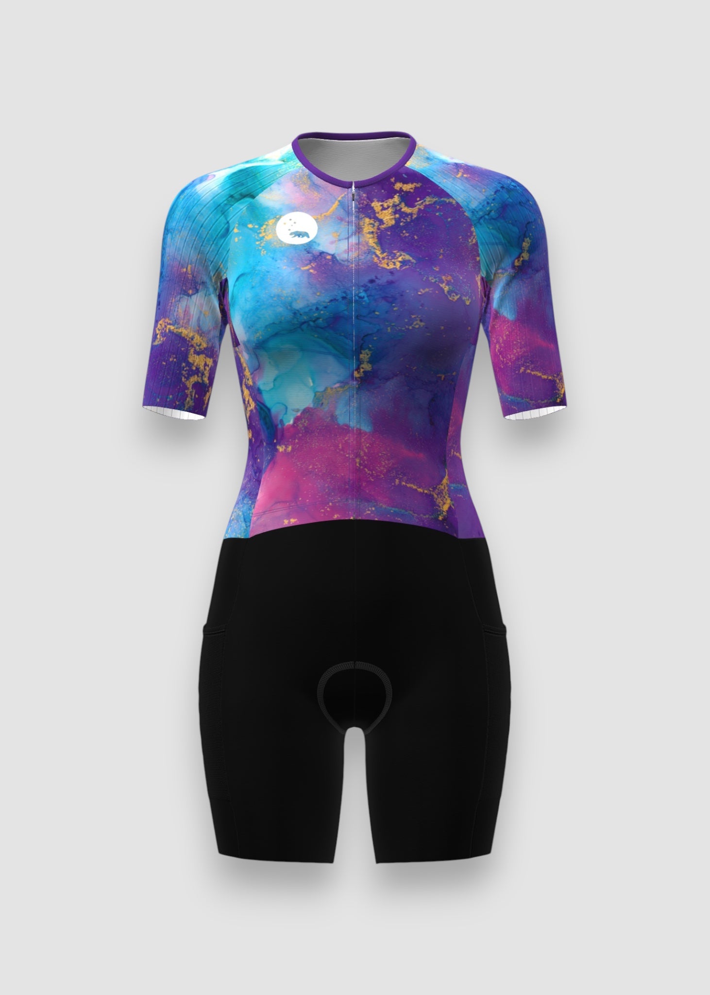 Women's Pro Series Hi Velocity X Tri Suit - Kat Matthews - Purple