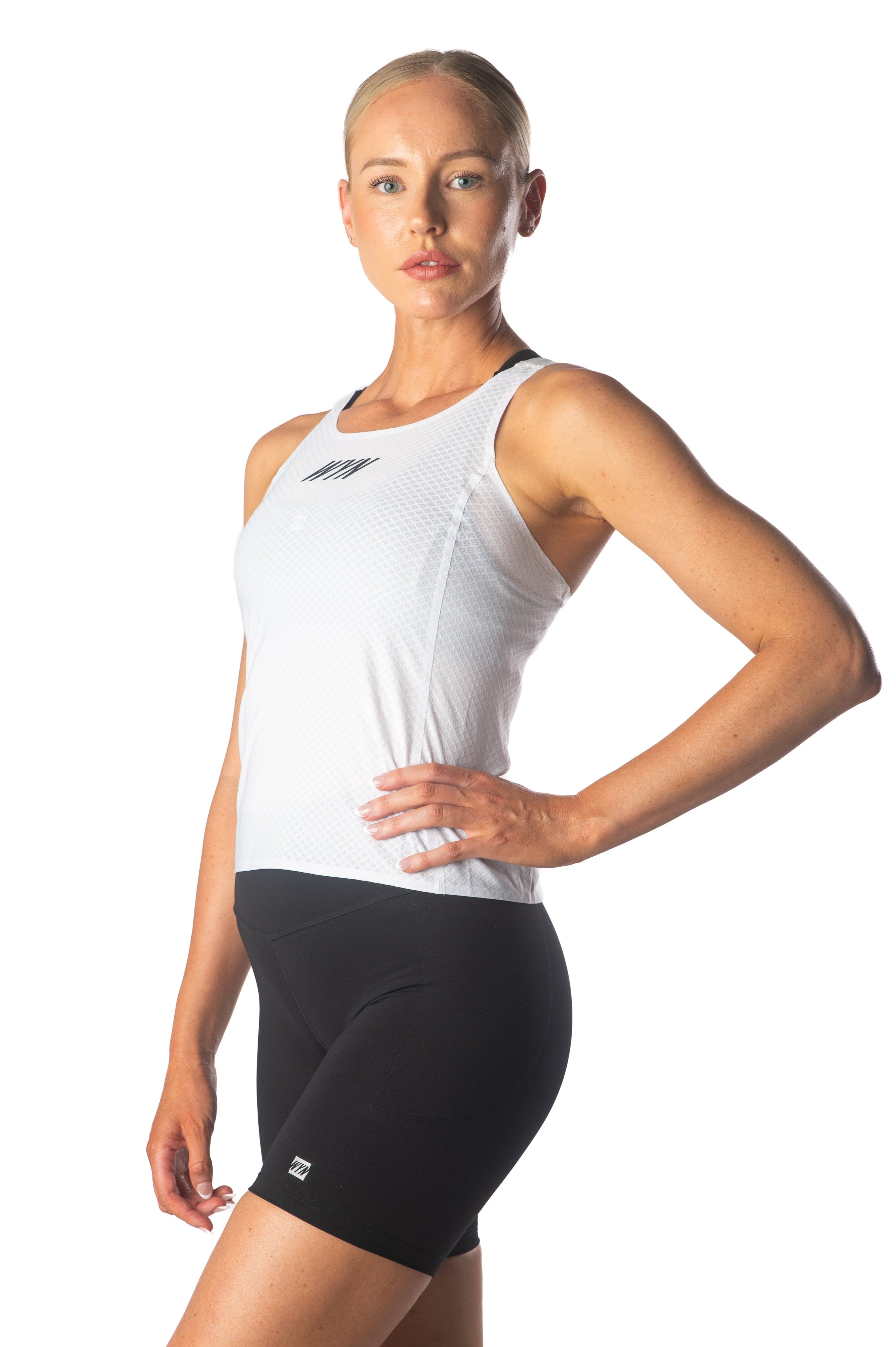 WYN Active Women's Club Tank - White