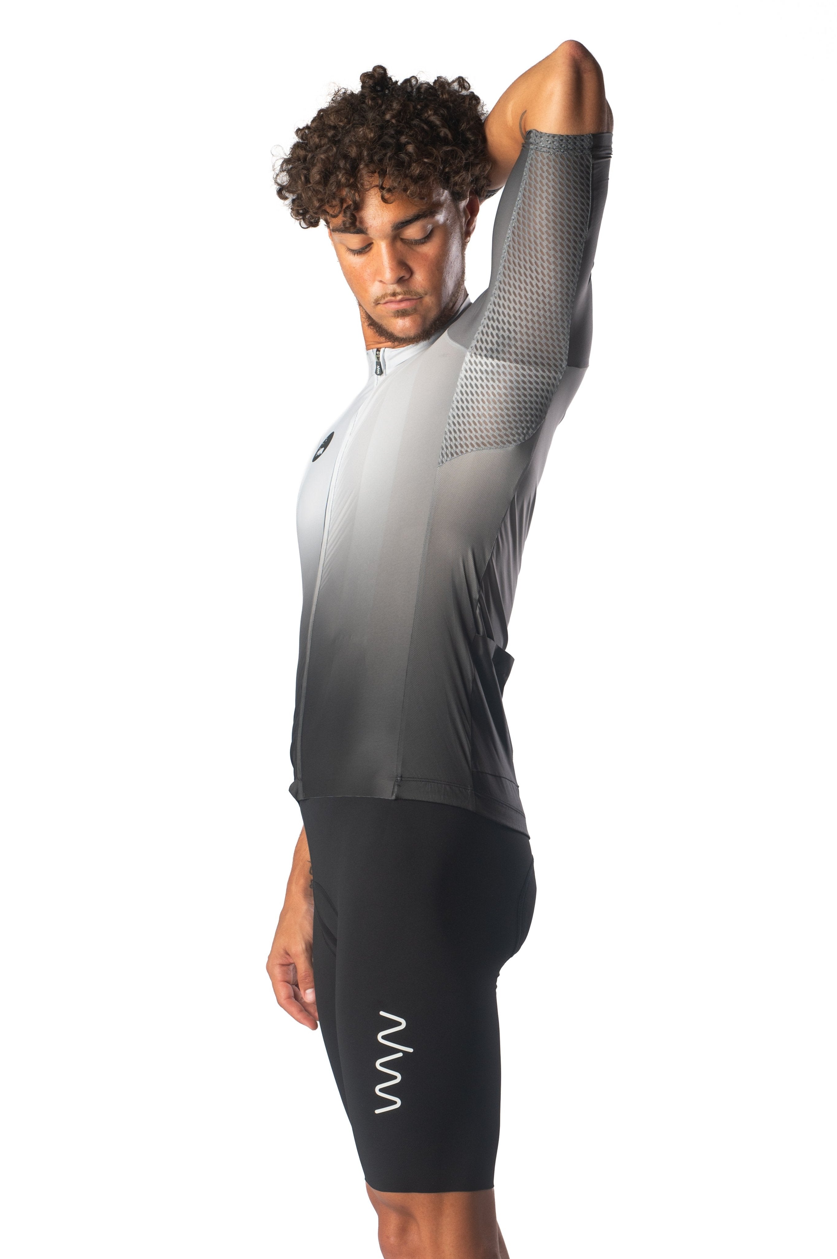 Men's WC24 Premium Cycling Jersey - Taupo All Black