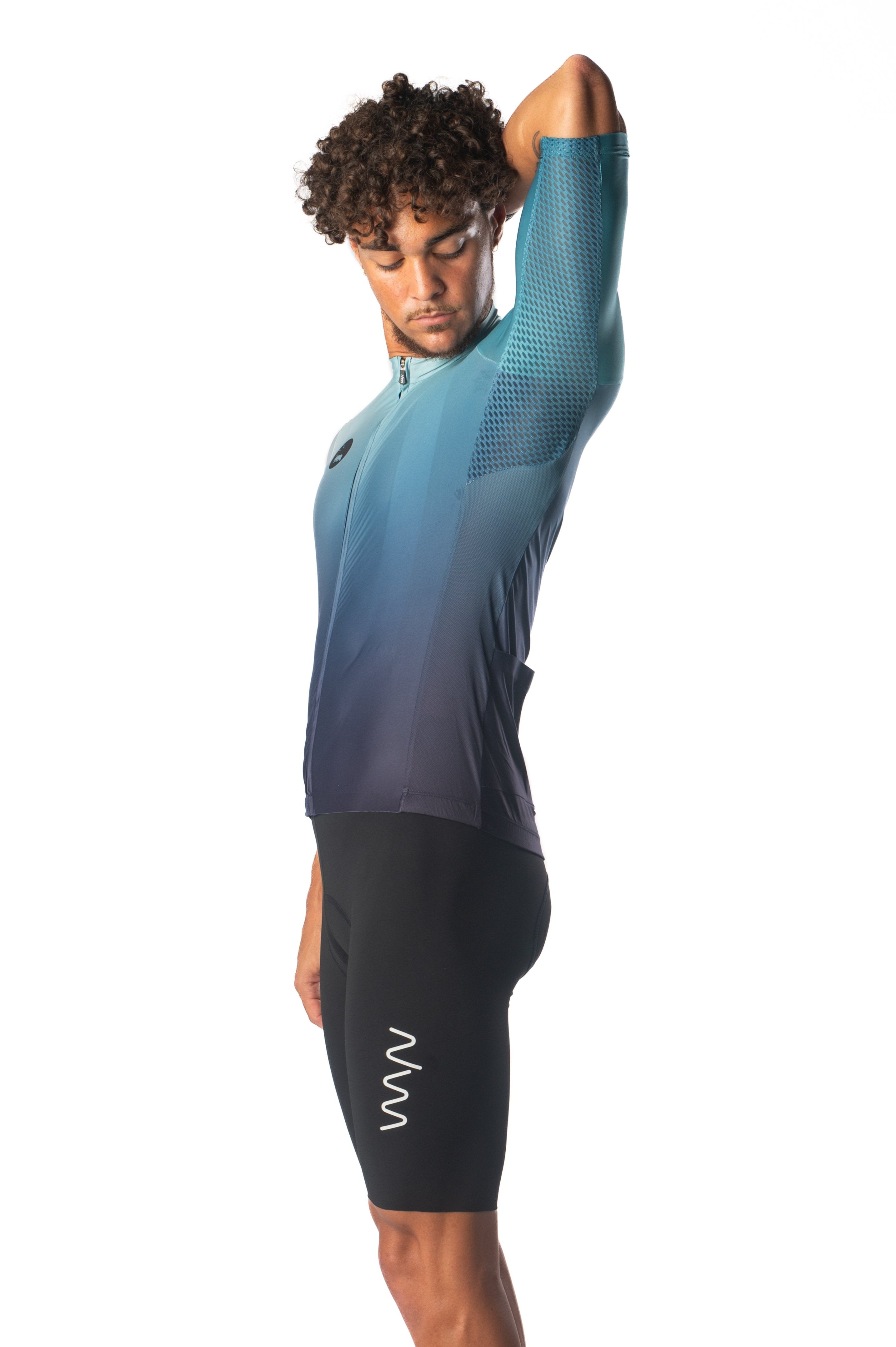 Men's WC24 Premium Cycling Jersey - Nice Azure