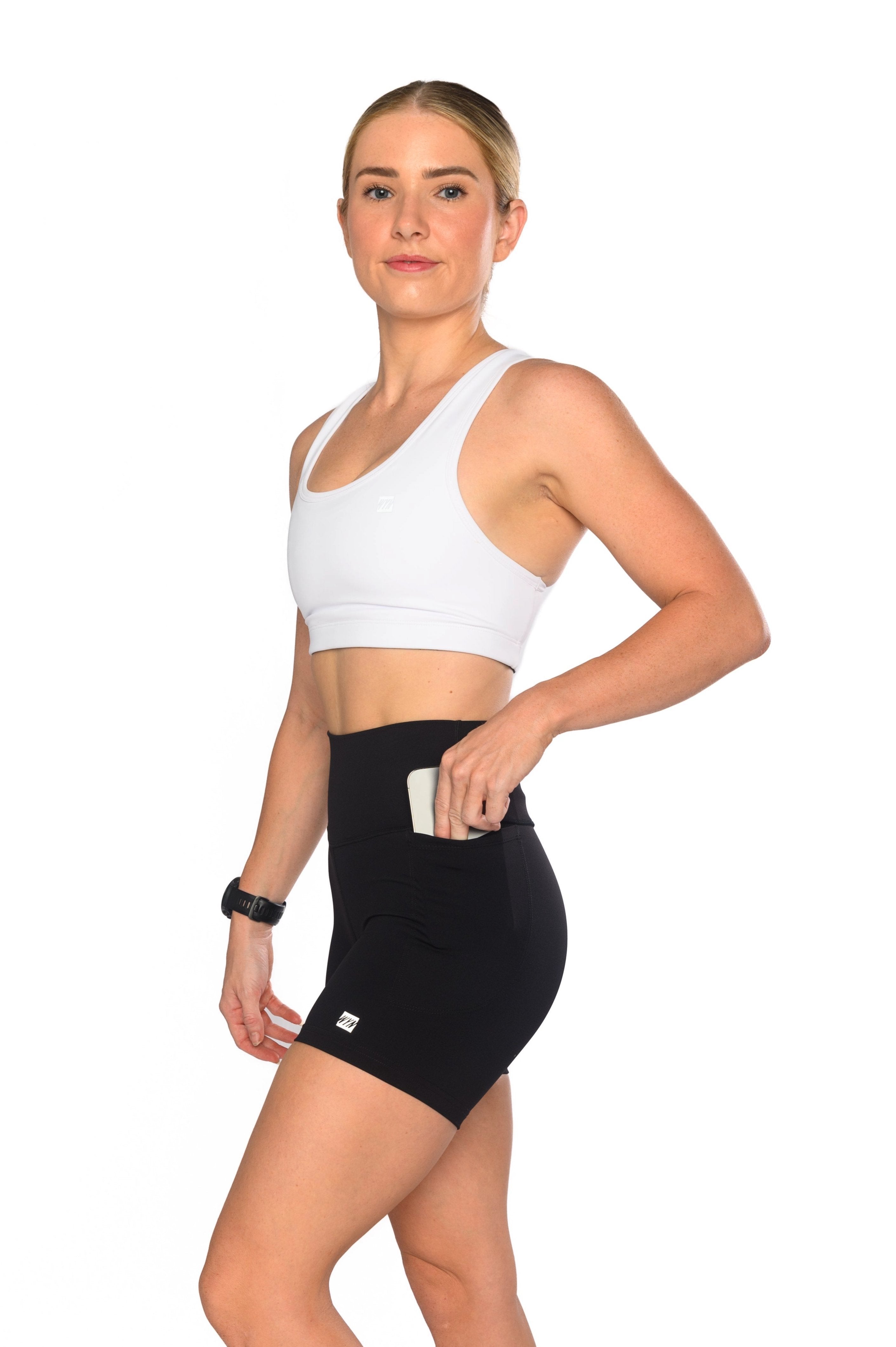 Women's Stride Shorts 4" - Black