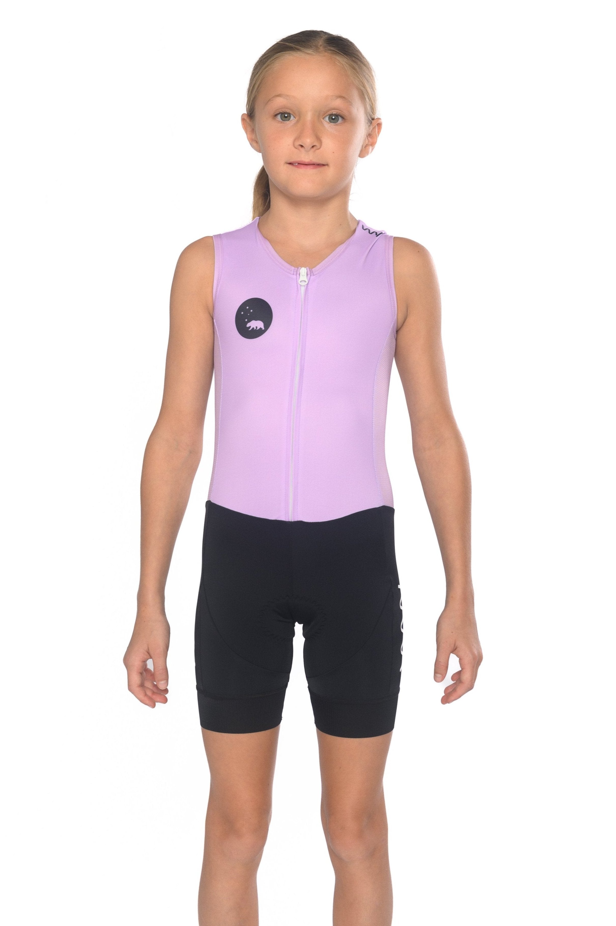 Unisex Youth Triathlon Suit - Lavender