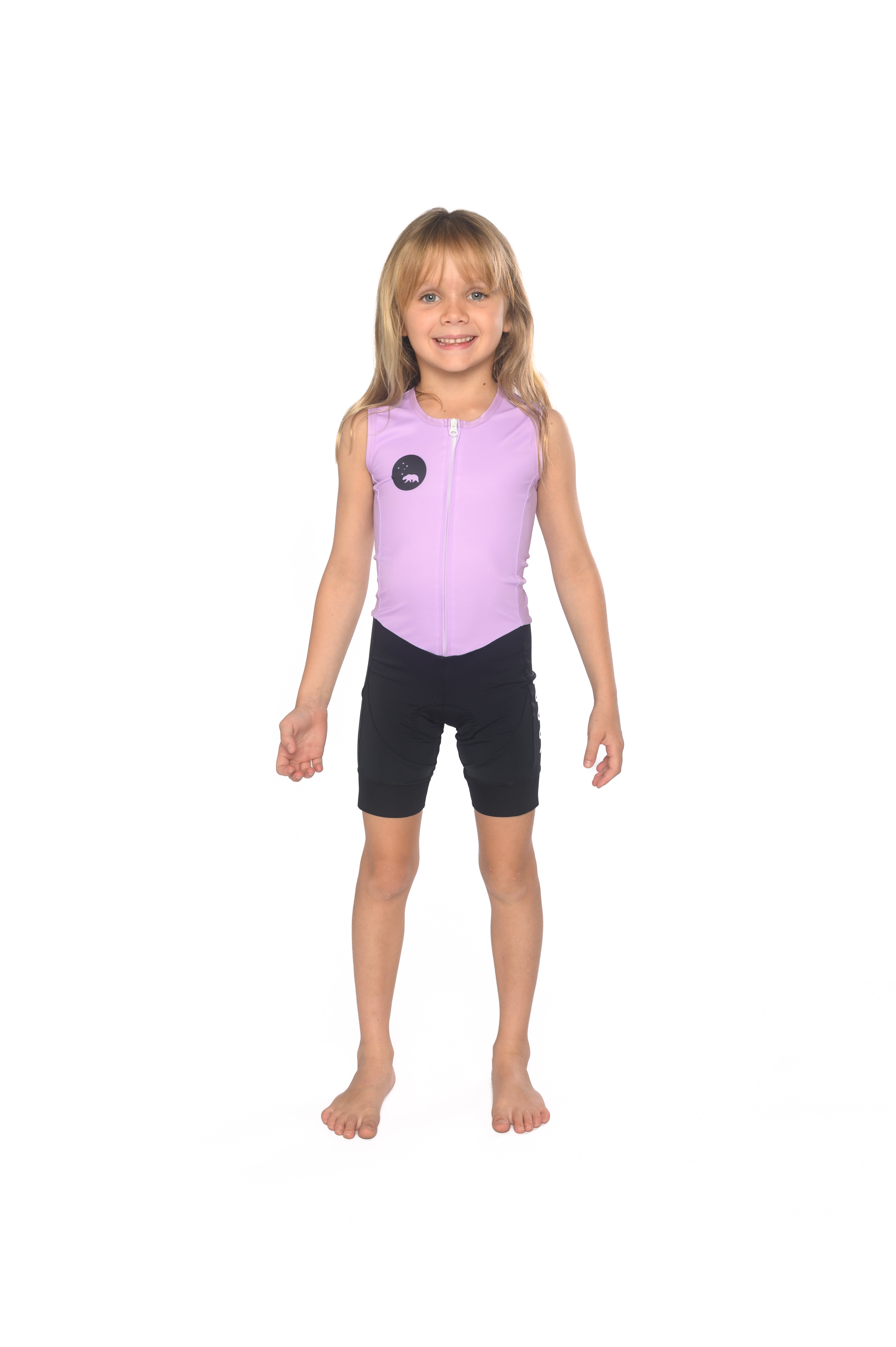 Unisex Youth Triathlon Suit - Lavender