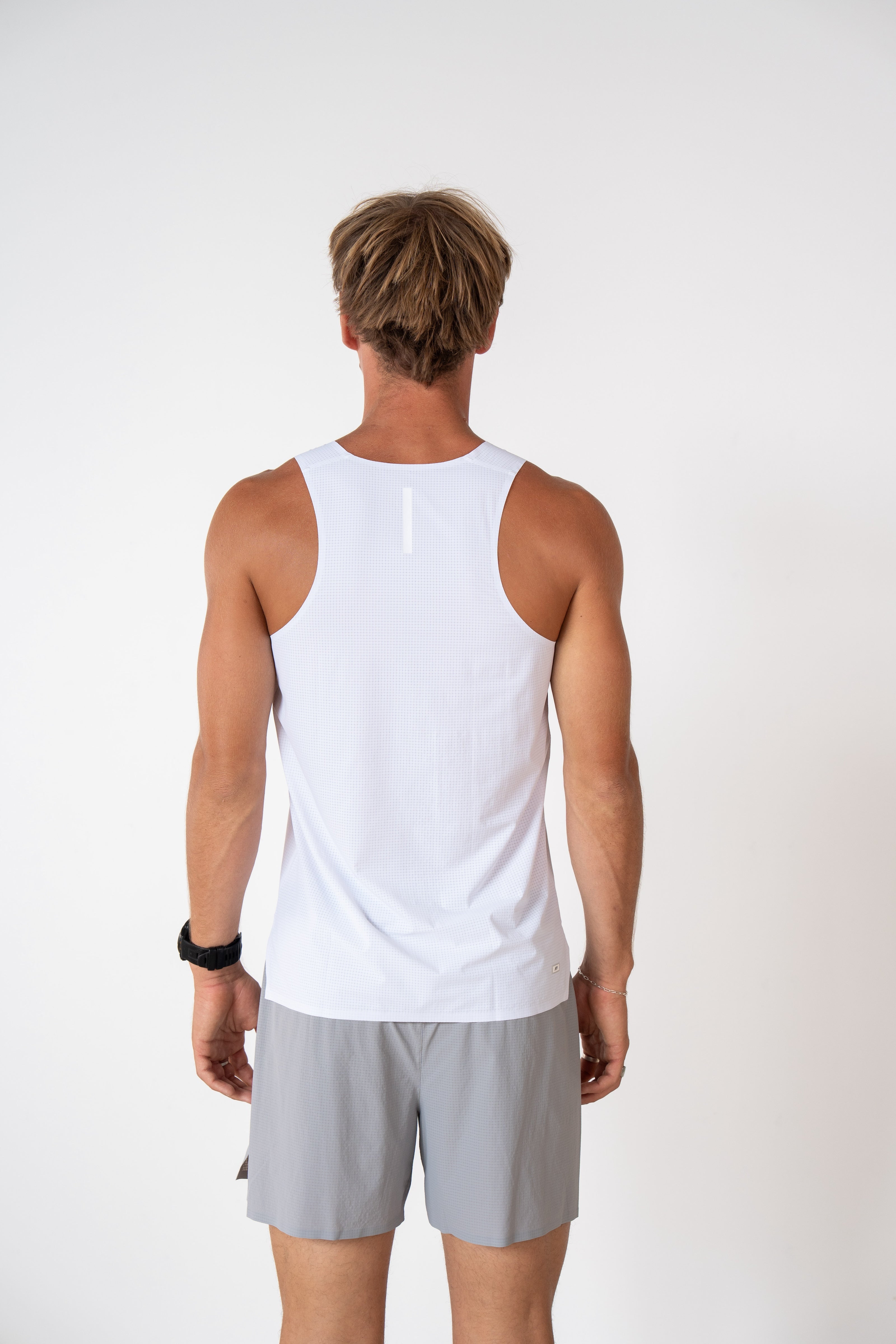 Men's Pace Tank - White