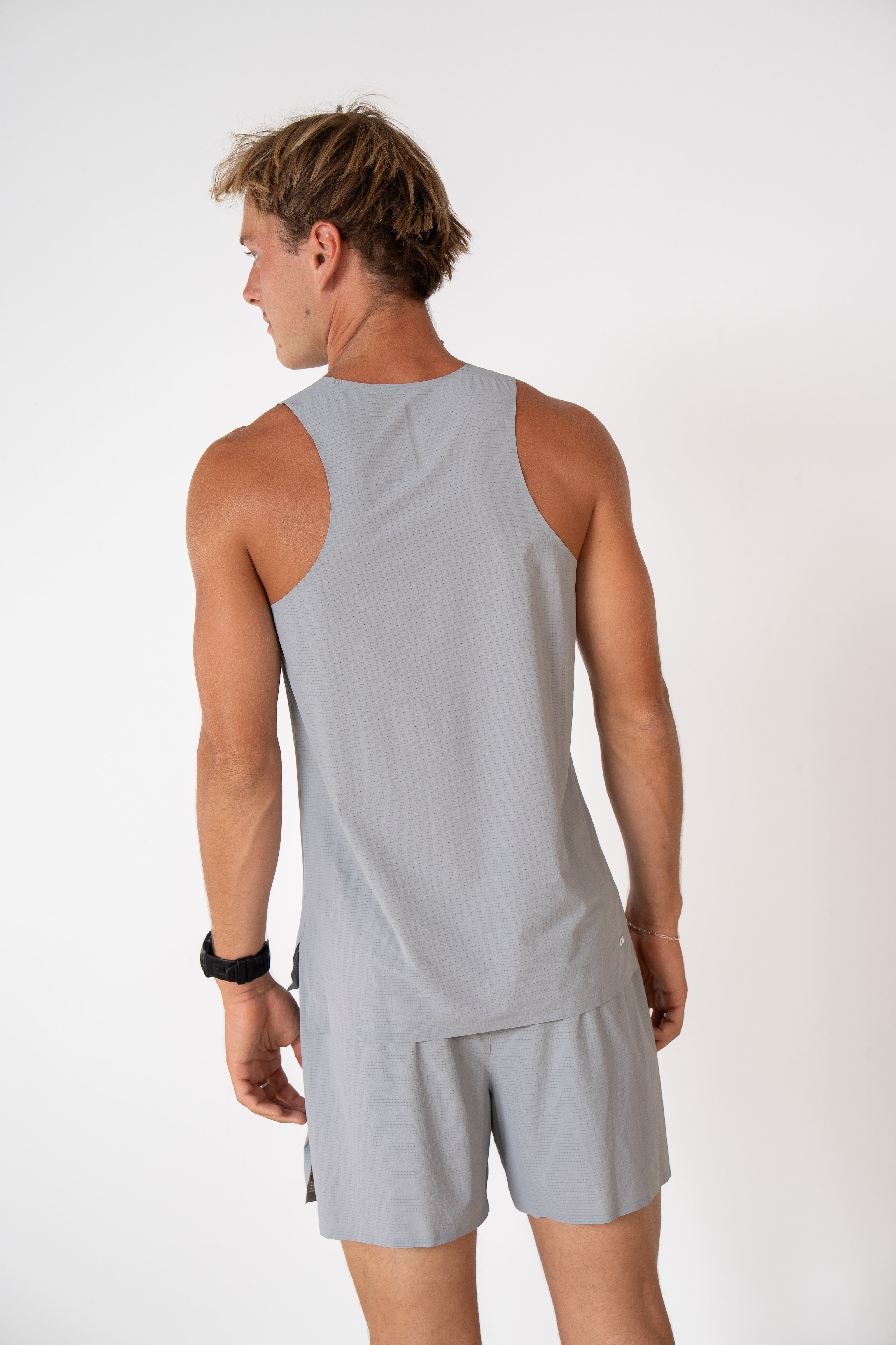 Men's Pace Tank - Platinum