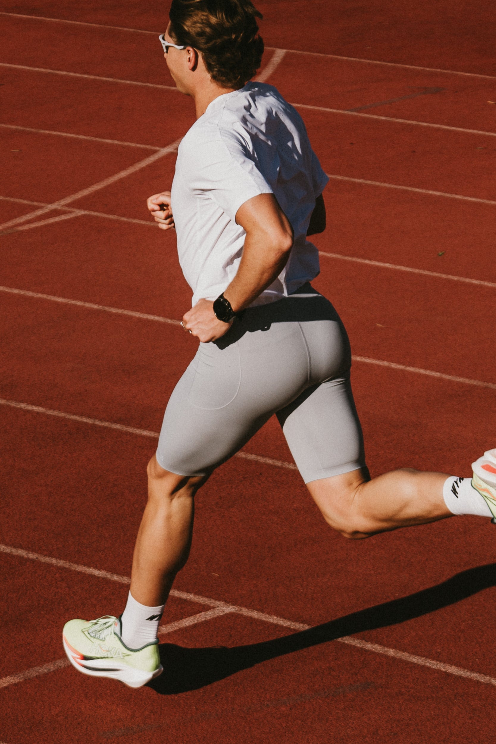 Men's Race Half Tights - Platinum