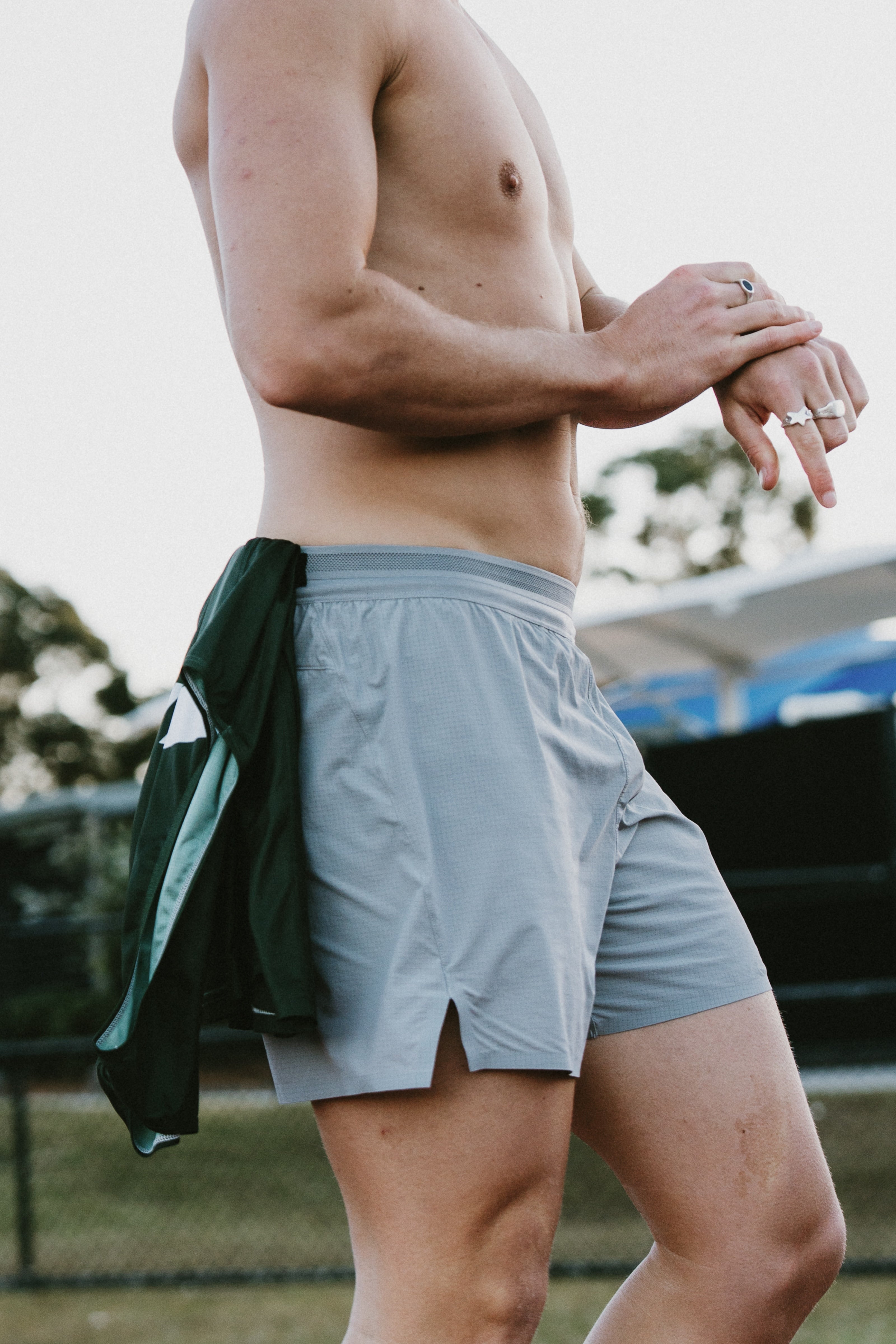 Men's Pace Short (5") - Platinum